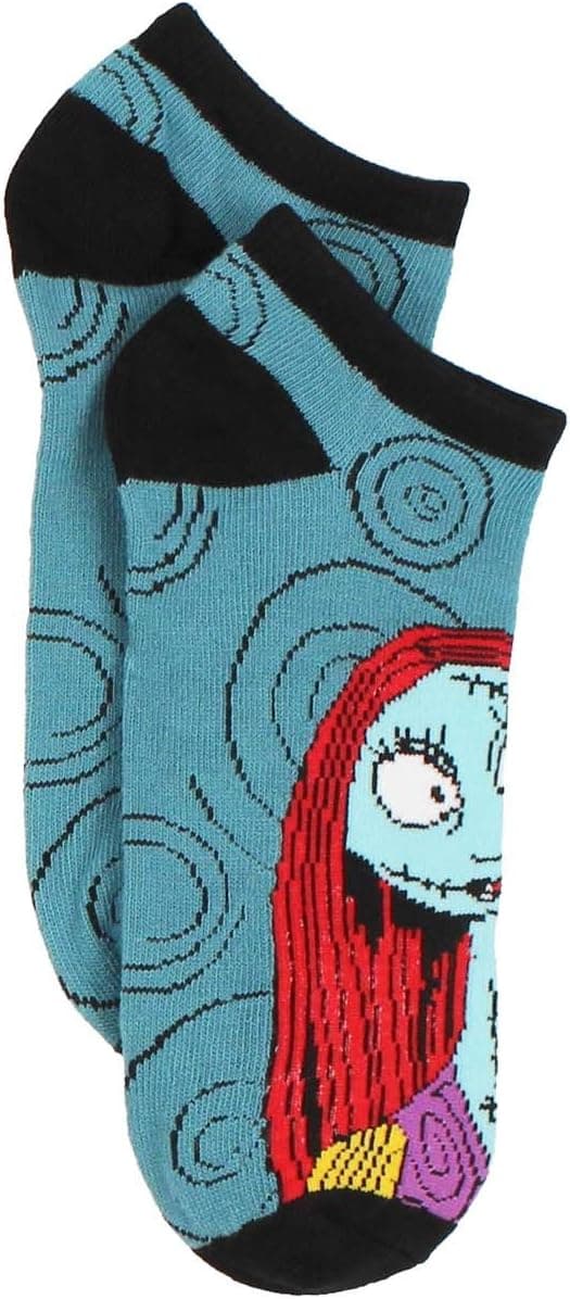 Disney Character Kids Adults 6 Pack Sock Set Large Purple - Image 6
