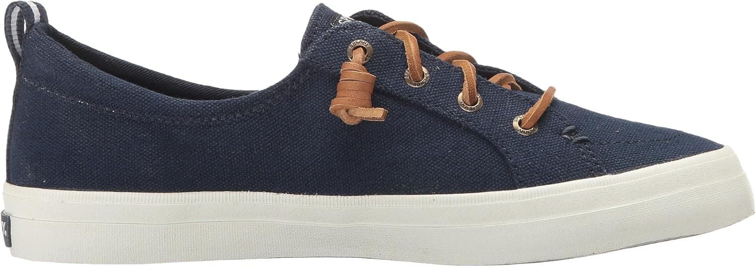Sperry Women's Crest Vibe Core Sneaker 8 Linen Navy - Image 4