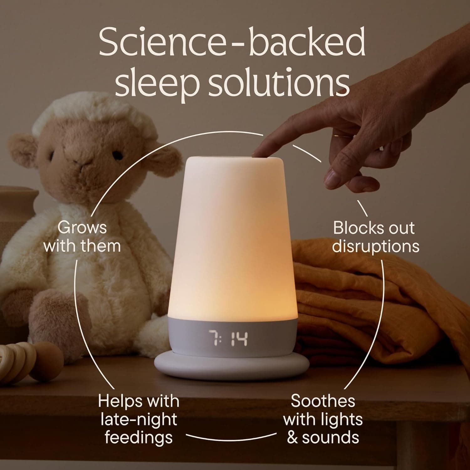 Hatch Rest Baby Sound Machine, Night Light | 2nd Gen | Registry Essential, Sleep Trainer, Routine Builder, Time-to-Rise Alarm Clock, White Noise Soother, Nursery Stories, Toddler Kids Bedroom (Wi-Fi) Rest 2nd Gen - Image 8