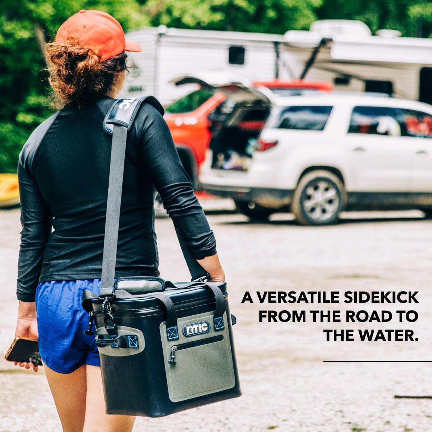 RTIC Ultra-Tough Soft Cooler 12 Can, Insulated Bag Portable Ice Chest for Lunch, Beach, Drink, Beverage, Travel, Camping, Picnic, Car, Trips, Floating Cooler Leak-Proof with Zipper Tan - Image 7