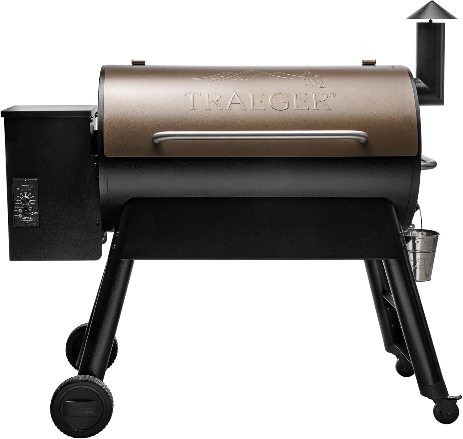 Traeger Grills Pro 34 Electric Wood Pellet Grill and Smoker, Bronze, 884 Square Inches Cook Area, 450 Degree Max Temperature, Meat Probe, 6 in 1 BBQ Grill - Image 2
