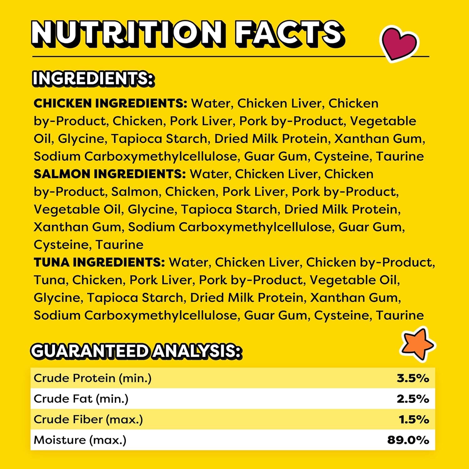 Temptations Creamy Puree Variety Pack of Squeezable Cat Treats, 0.42 oz. Tubes, 24 Count Chicken, Salmon, & Tuna Variety Pack 24 Count (Pack of 1) - Image 6