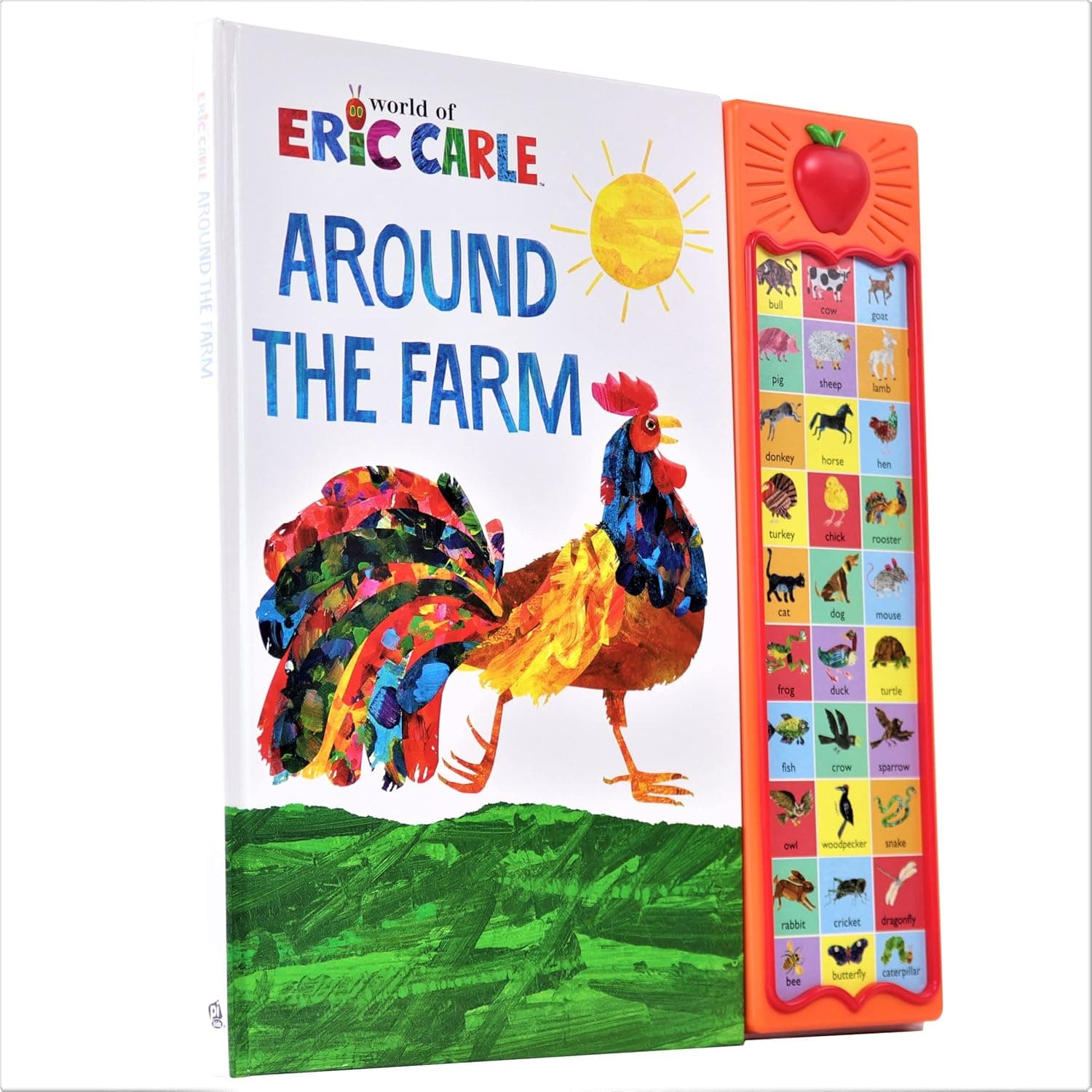 World of Eric Carle, Around the Farm 30-Button Animal Sound Book - Great for First Words - PI Kids - Image 6