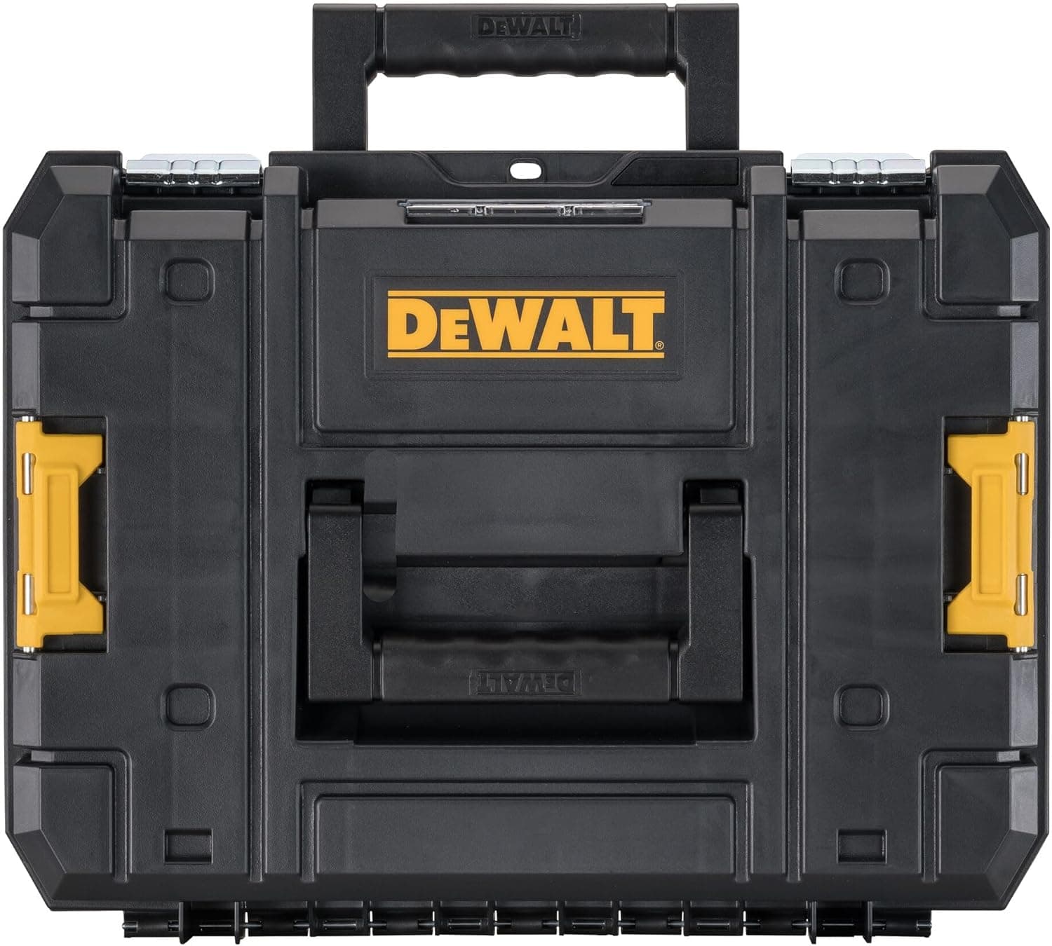 DEWALT TSTAK II Tool Box, Flat Top Tool Storage Case, Organizer Box Holds Up To 66 lbs, Flexible Platforms for Stacking, 13 Inch (DWST17807) 1 Count (Pack of 1) Flat Top Toolbox - Image 6