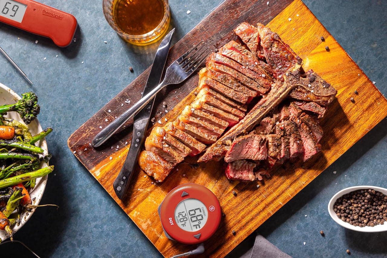 ThermoWorks DOT — Chefs’ Favorite Simple Alarm Thermometer - Cayenne Pepper Red - Image 5