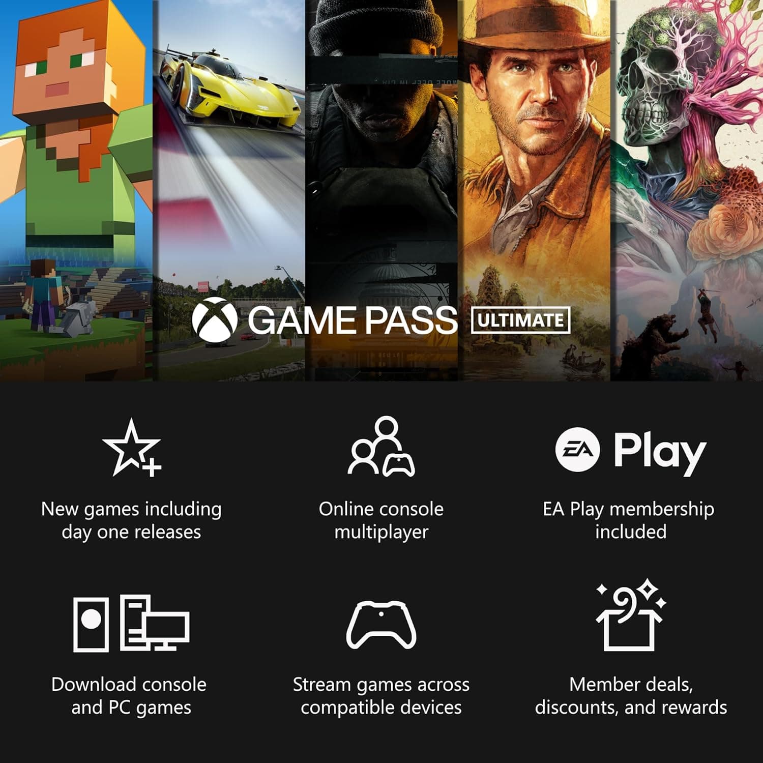 Xbox Game Pass Ultimate – 1 Month Membership – Xbox Series X|S, Xbox One, Windows, Cloud Gaming Devices [Digital Code] Game Pass Ultimate 1 Month Code - Image 3