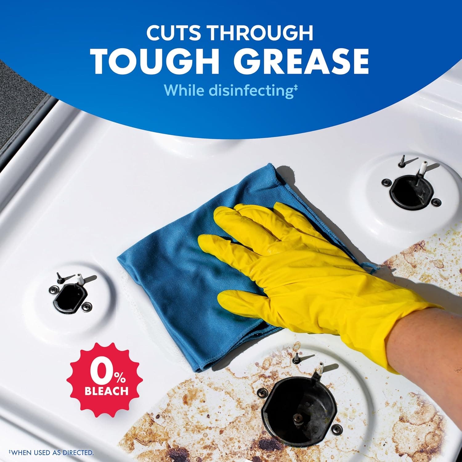 Lysol All Purpose Cleaner Spray, Multi-Purpose Disinfecting Spray, Kitchen & Bathroom Cleaner, Lemon Breeze Scent, 32 Fl Oz Lemon Breeze 32 Fl Oz (Pack of 1) - Image 5