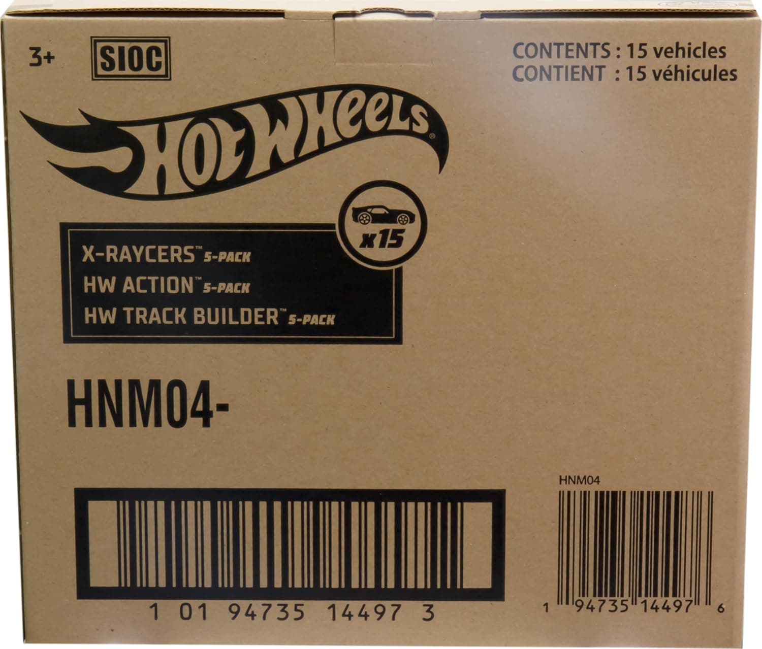 Hot Wheels Toy Cars or Trucks 5-Pack Bundle, 3-Themed Sets of 5 1:64 Scale Die-Cast Vehicles for Kids & Collectors, 15 Total (Styles May Vary) - Image 6