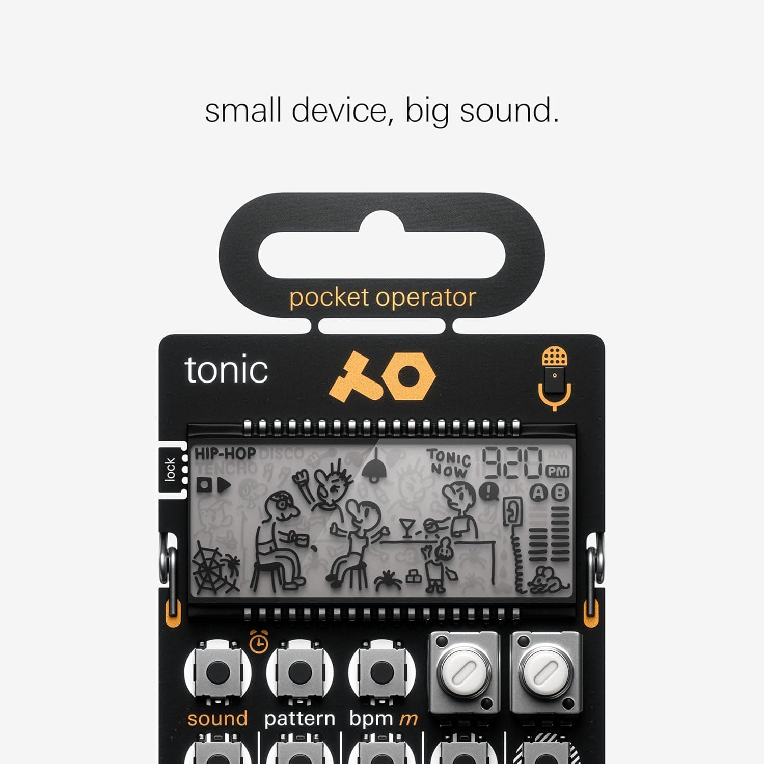 teenage engineering pocket operator PO-32 tonic, drum and percussion synthesizer and sequencer, unlimited sounds with microtonic through data transfer - Image 5