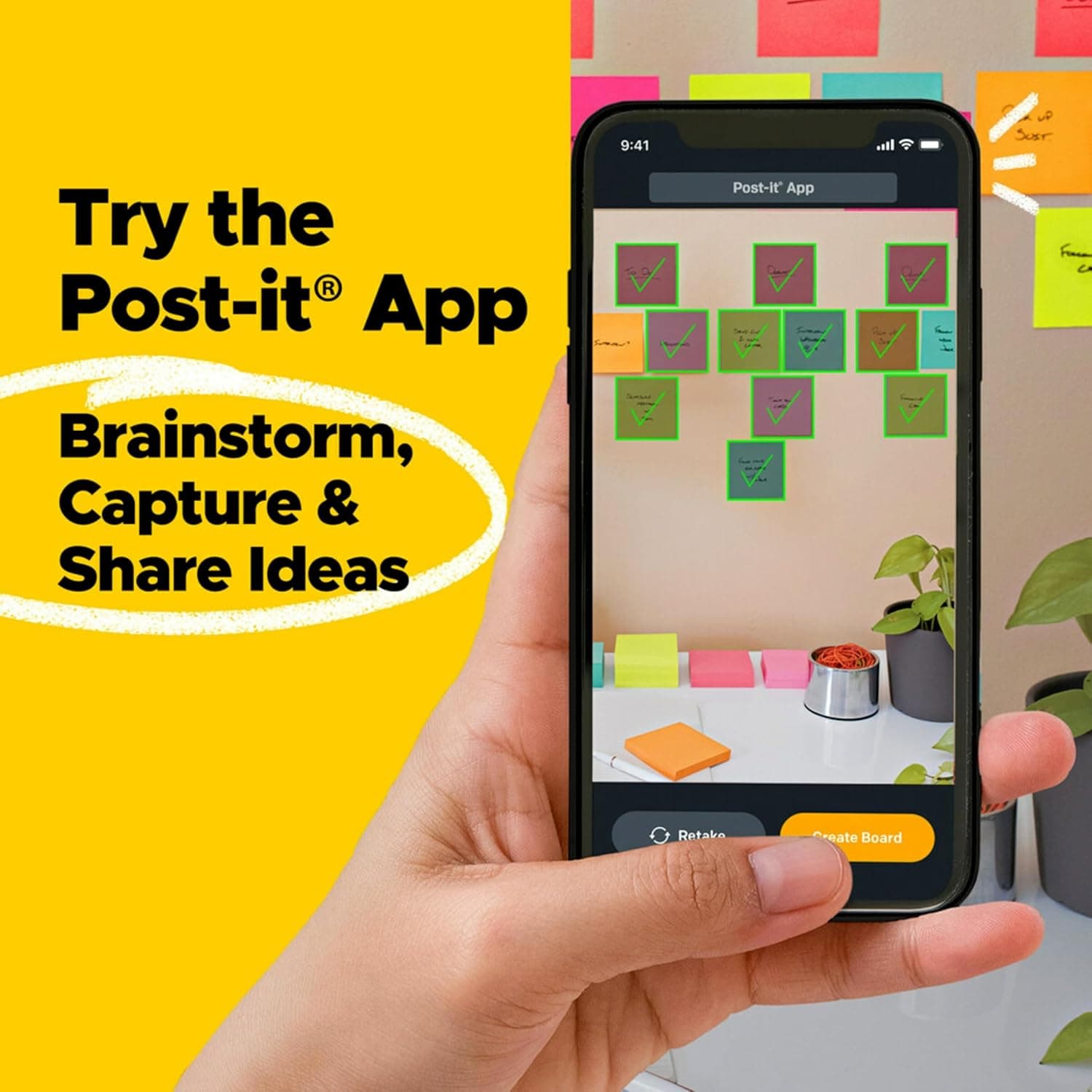 Post-it Super Sticky Notes, 24 Sticky Note Pads, 3 x 3 in., Ideal for Organization in Your Dorm, Home or Office, 2X The Sticking Power, Supernova Neons Collection 7.4" x 3.2" - Image 10