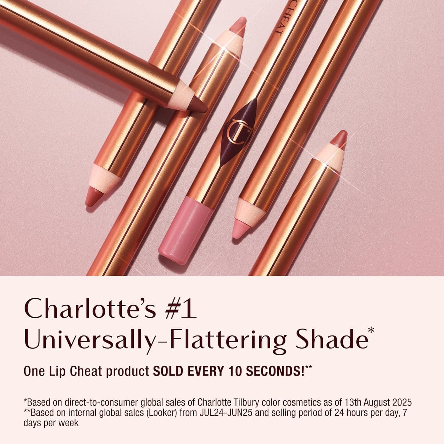 Charlotte Tilbury Lip Cheat Lip Liner Pencil - Gives Lips a Fuller-Looking, Defined Pout - Enriched with Jojoba Oil & Hyaluronic Acid - Waterproof, Smudge-Proof & Transfer-Proof Pillow Talk Fair - cool-toned pink - Image 4