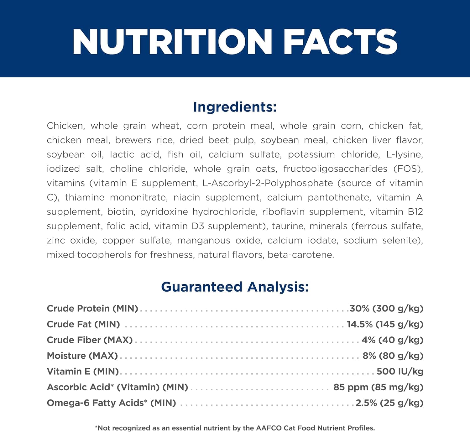 Hill's Science Diet Adult 1-6, Nutrición Premium para Adultos 1-6, Comida Seca para Gatos, Receta de Pollo, Bolsa de 4 lb - Image 7