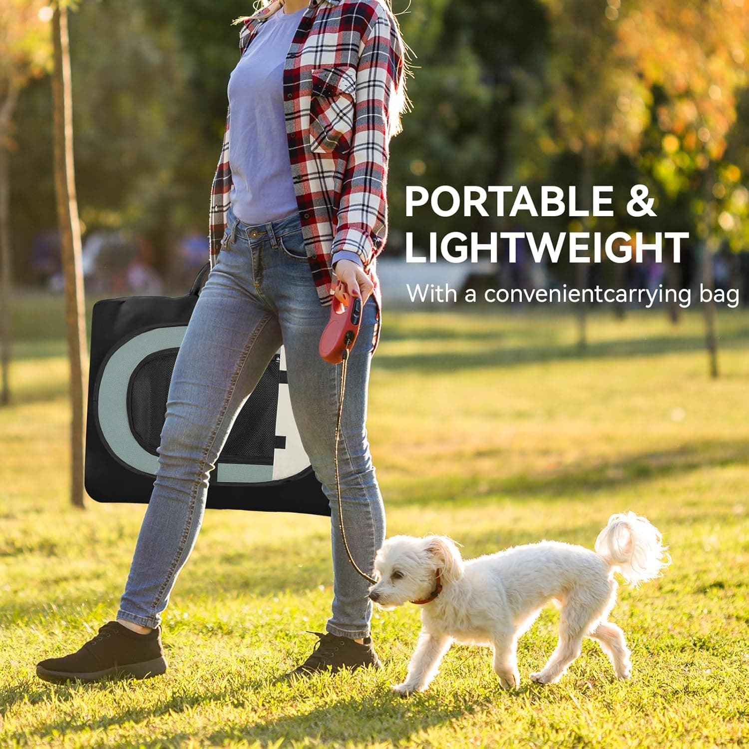 Dog Cat Playpen, Puppy Pet Playpen Indoor for Small Dogs Tent Crates Cage Outdoor, Portable Pop Up Dog Kennel Playpen with Carrying Case for Dogs/Cats/Rabbits, Removable Zipper Top, Grey Grey Small (29" x 29" x 17") - Image 7