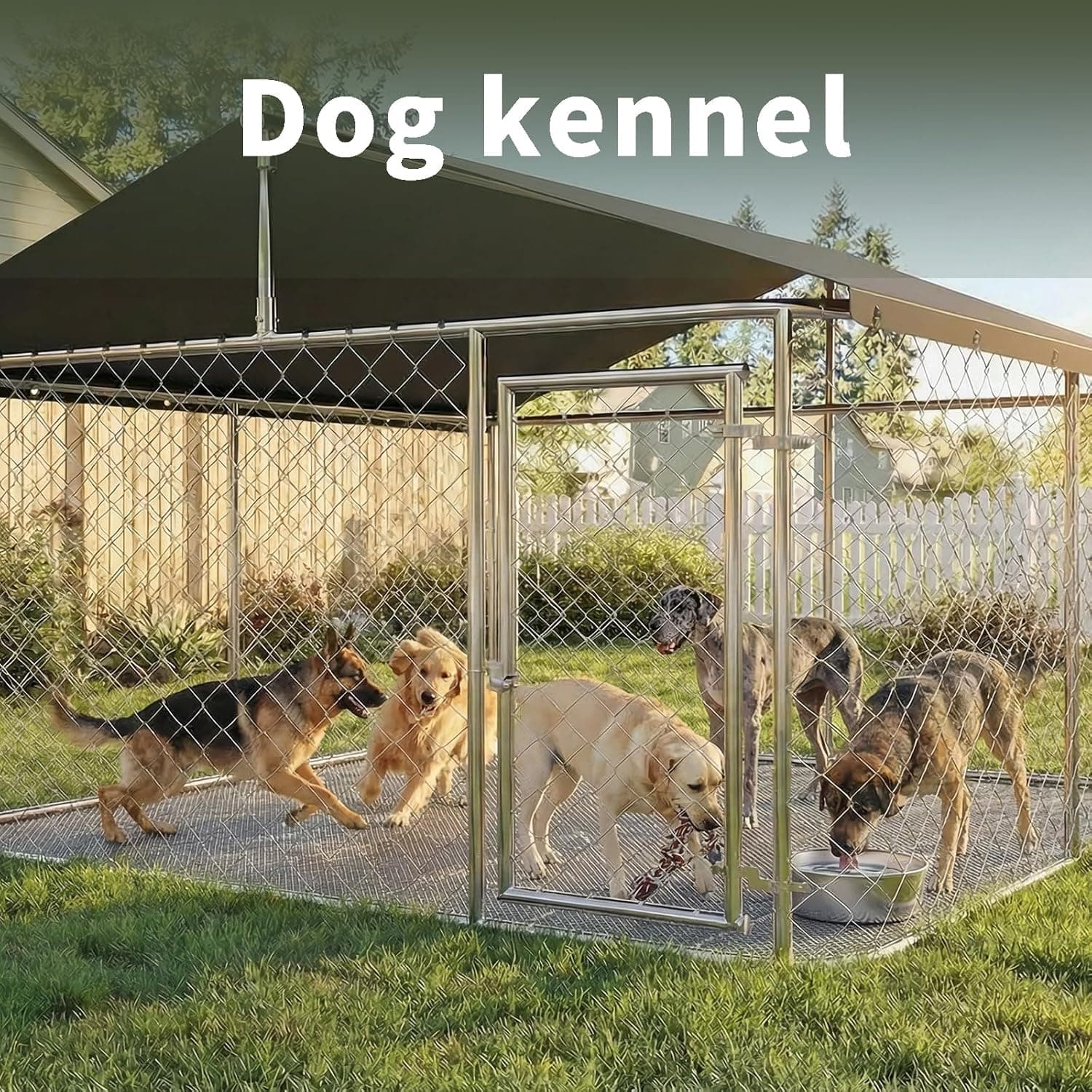 Fast-Drying Outdoor Decking for Garden, Kennel, Storage Shed, Basement, Garage, Patio, Bathroom, 10 PCS 12''x12''x0.59'' Heavy-Duty Interlocking Decking Tiles, Maximum Bearing Capacity up to 6613 LBs 12''x12''x0.59'' 10 pcs Grey - Image 3