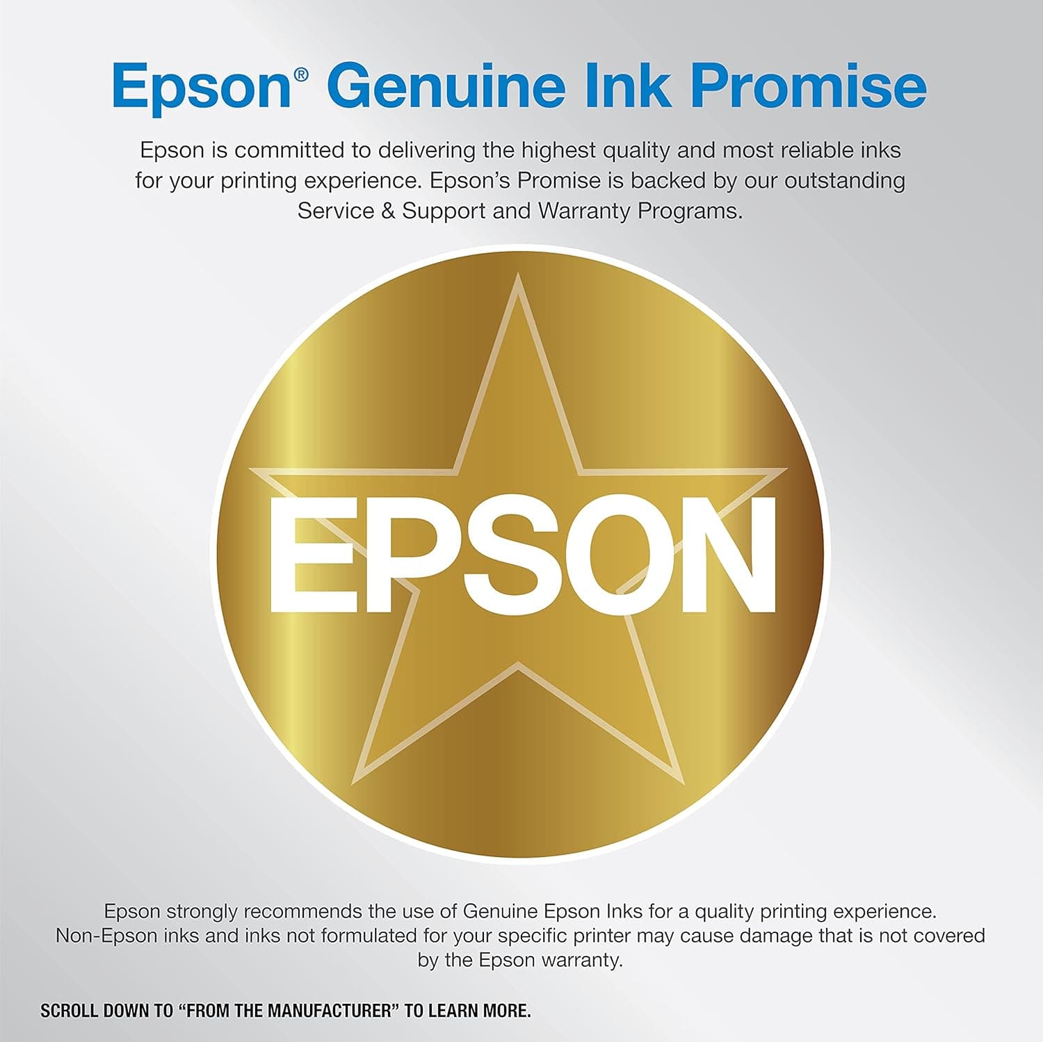 Epson EcoTank Photo ET-8500 Wireless Color All-in-One Supertank Printer with Scanner Copier, Ethernet and 4.3-inch Colorfull Touchscreen - White - Image 3