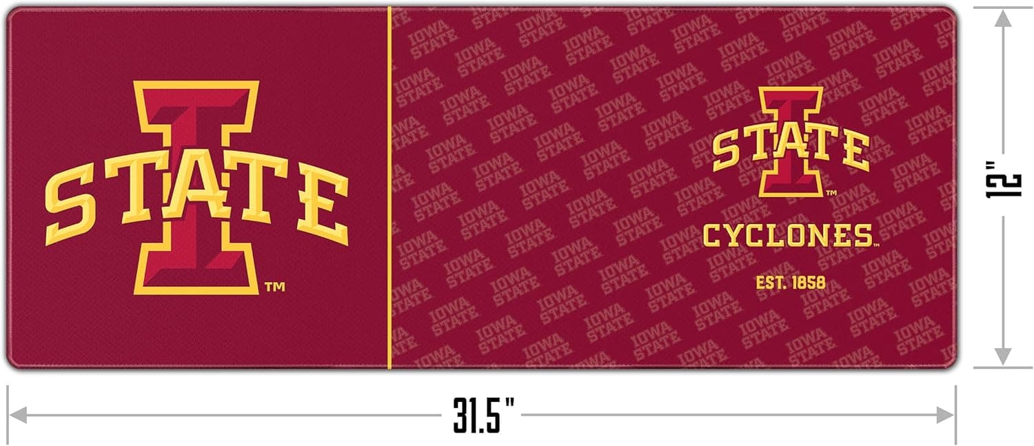 YouTheFan NCAA Iowa State Cyclones Logo Series Desk Pad SMU - Image 3