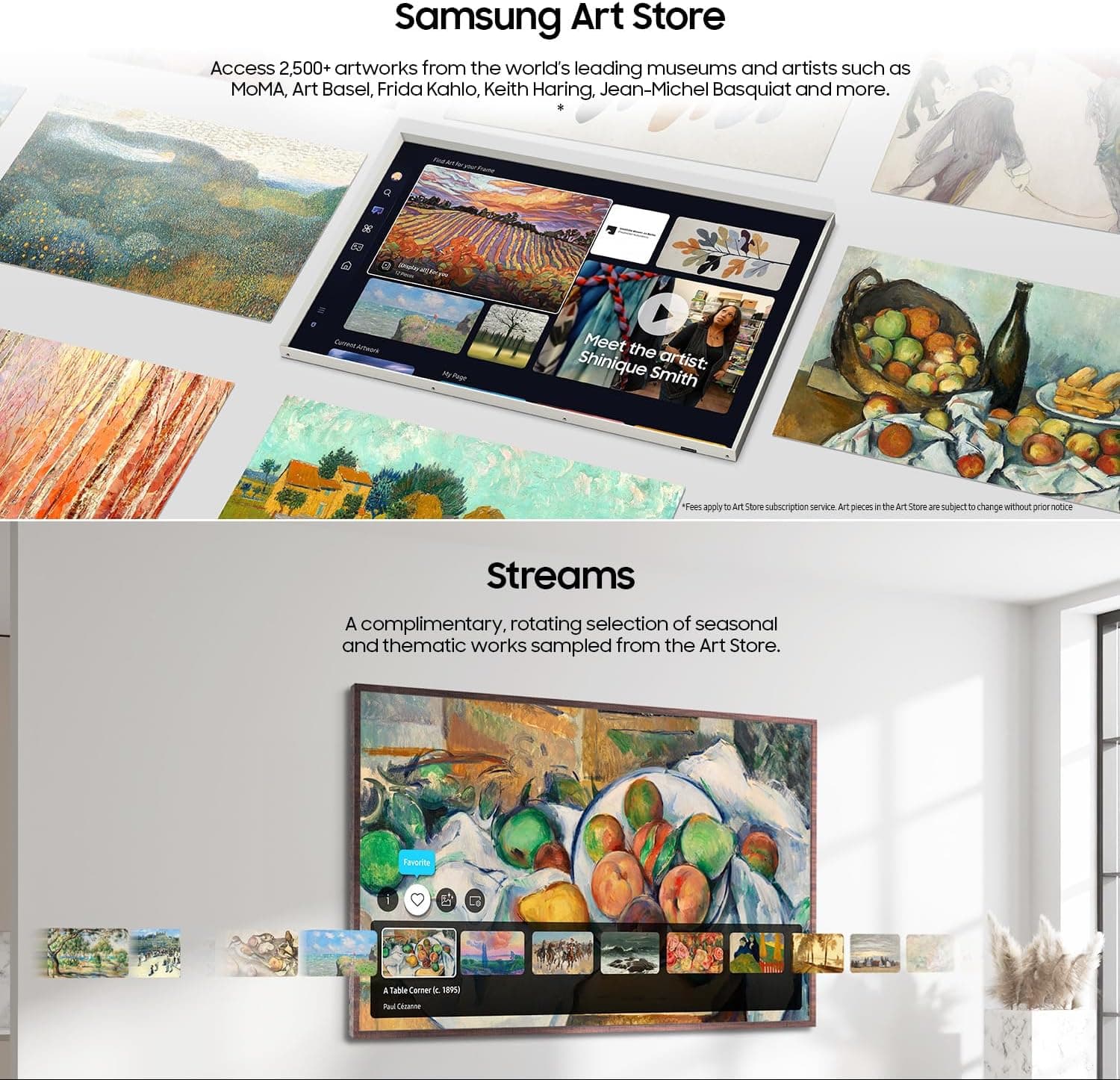 Samsung 43-Inch Class QLED 4K LS03D The Frame Series Quantum HDR Smart TV w/Dolby Atmos, Art Mode, Anti-Reflection, Customizable Frame, Slim Fit Wall Mount with Alexa Built-in (QN43LS03D, 2024 Model) 43-Inch TV Only TV Only - Image 4