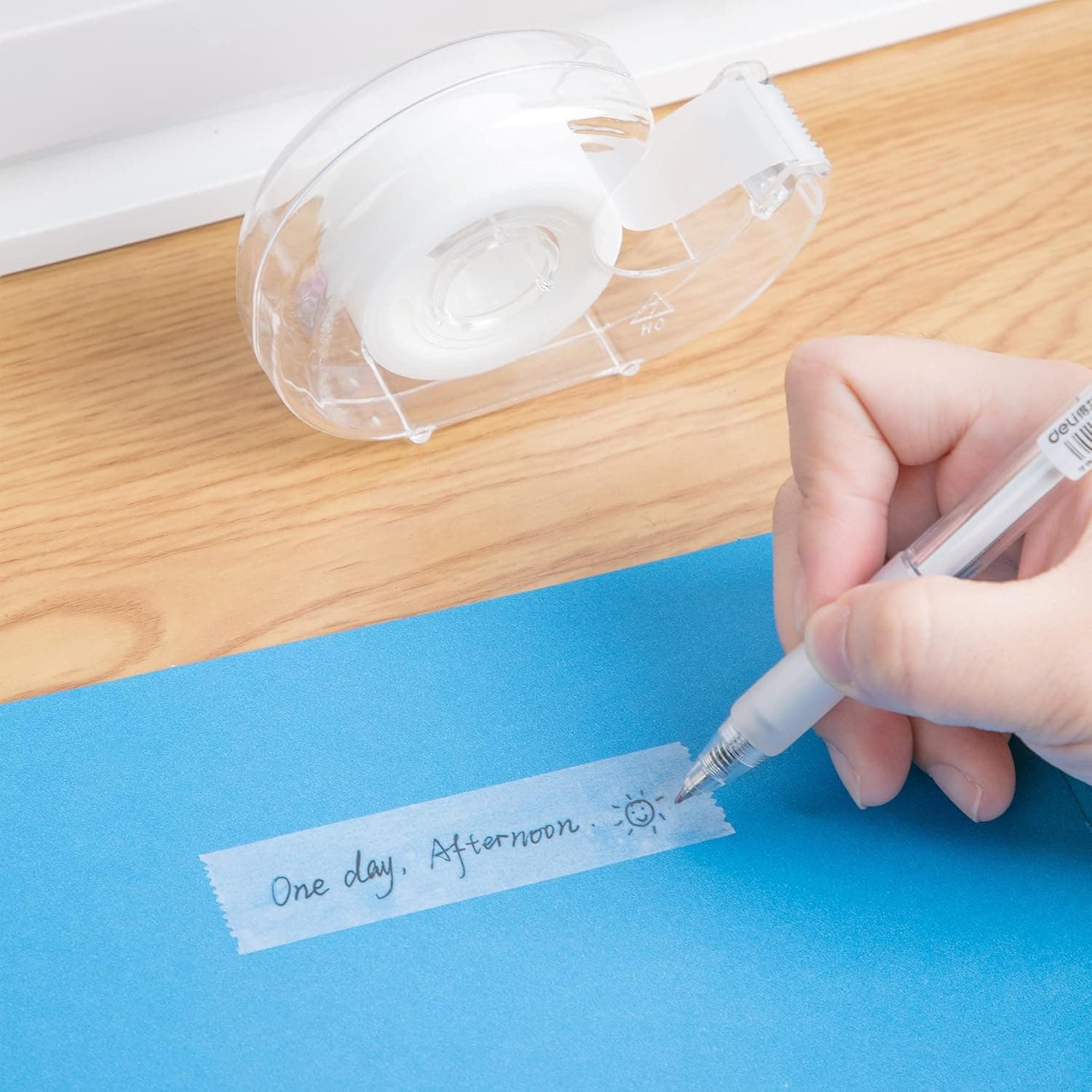 Dispensador de Cinta Amazon Basics con Rollos de Repuesto - 3/4" x 650" (18 yds), Paquete de 6, Acabado Mate 6 Contenido (Paquete de 1) Cinta con Dispensador - Image 6