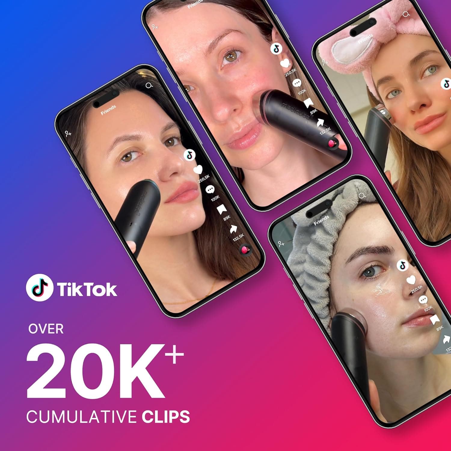 medicube Age-R Booster Pro | 6-in-1 Real Glass Glow Beauty Massager | Looking Glass Skin | Korean Skin Care Black - Image 3