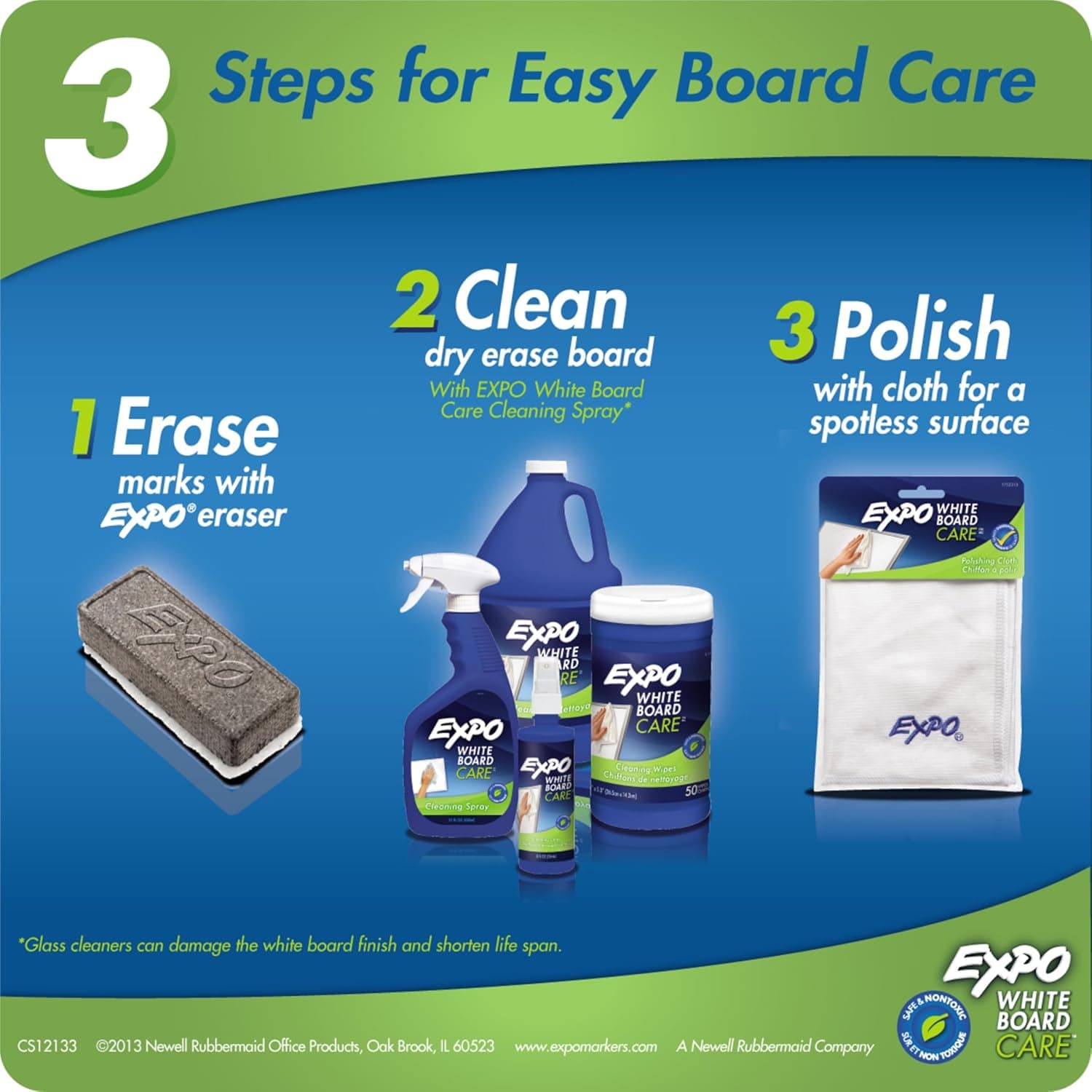 EXPO Dry Erase Whiteboard Cleaning Spray 8 oz. Less than 10 ounces - Image 5