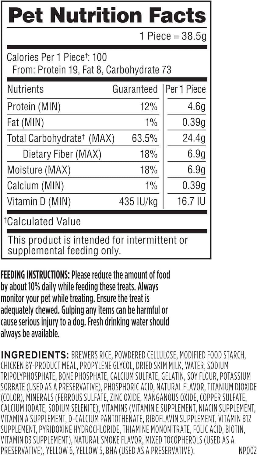 Milk-Bone Brushing Chews Sabor Original a Pollo Golosinas Dentales Diarias para Perros, Grande, 33.7 Oz. Bolsa 25 Contenido (Paquete de 1) - Image 8