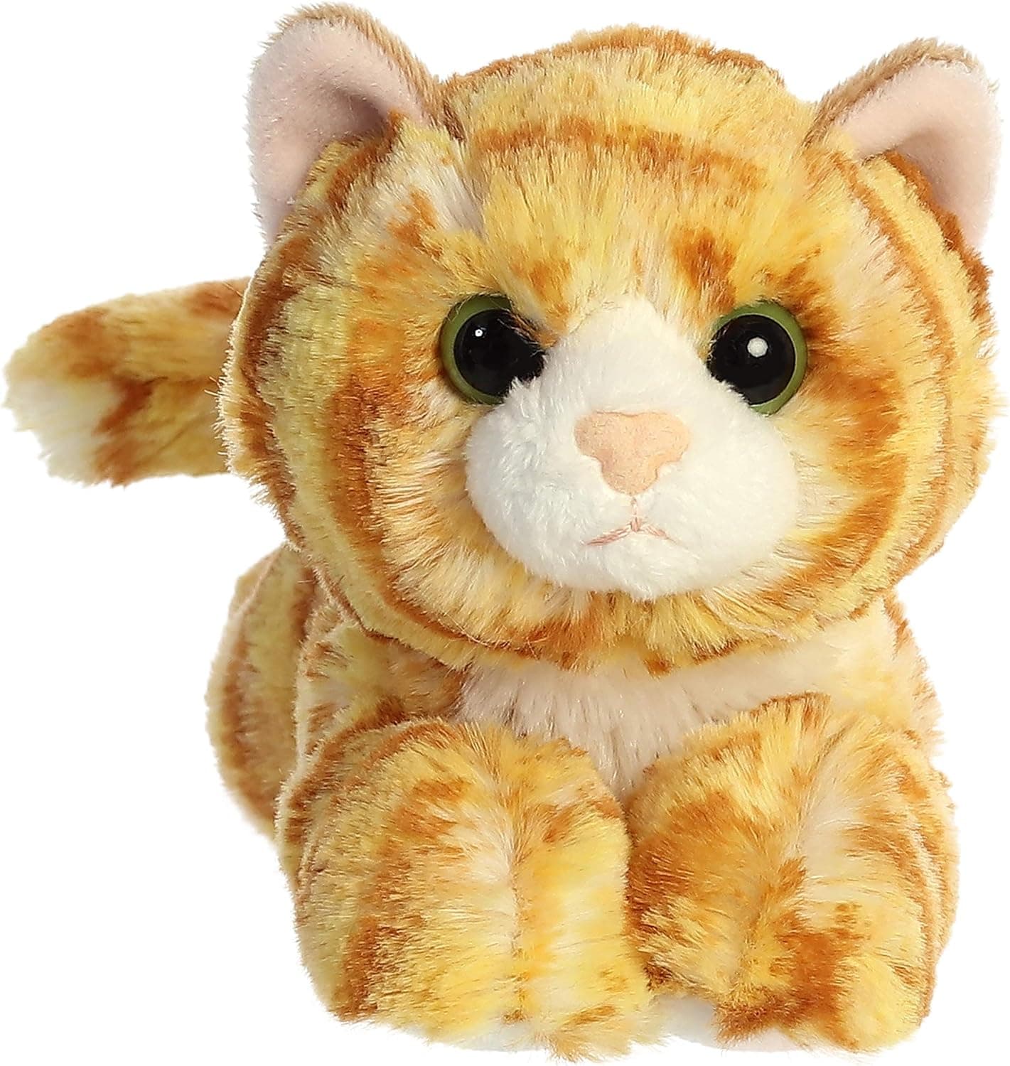 Aurora® Adorable Mini Flopsie™ Ginger Cat™ Stuffed Animal - Playful Ease - Timeless Companions - Orange 8 Inches - Image 2