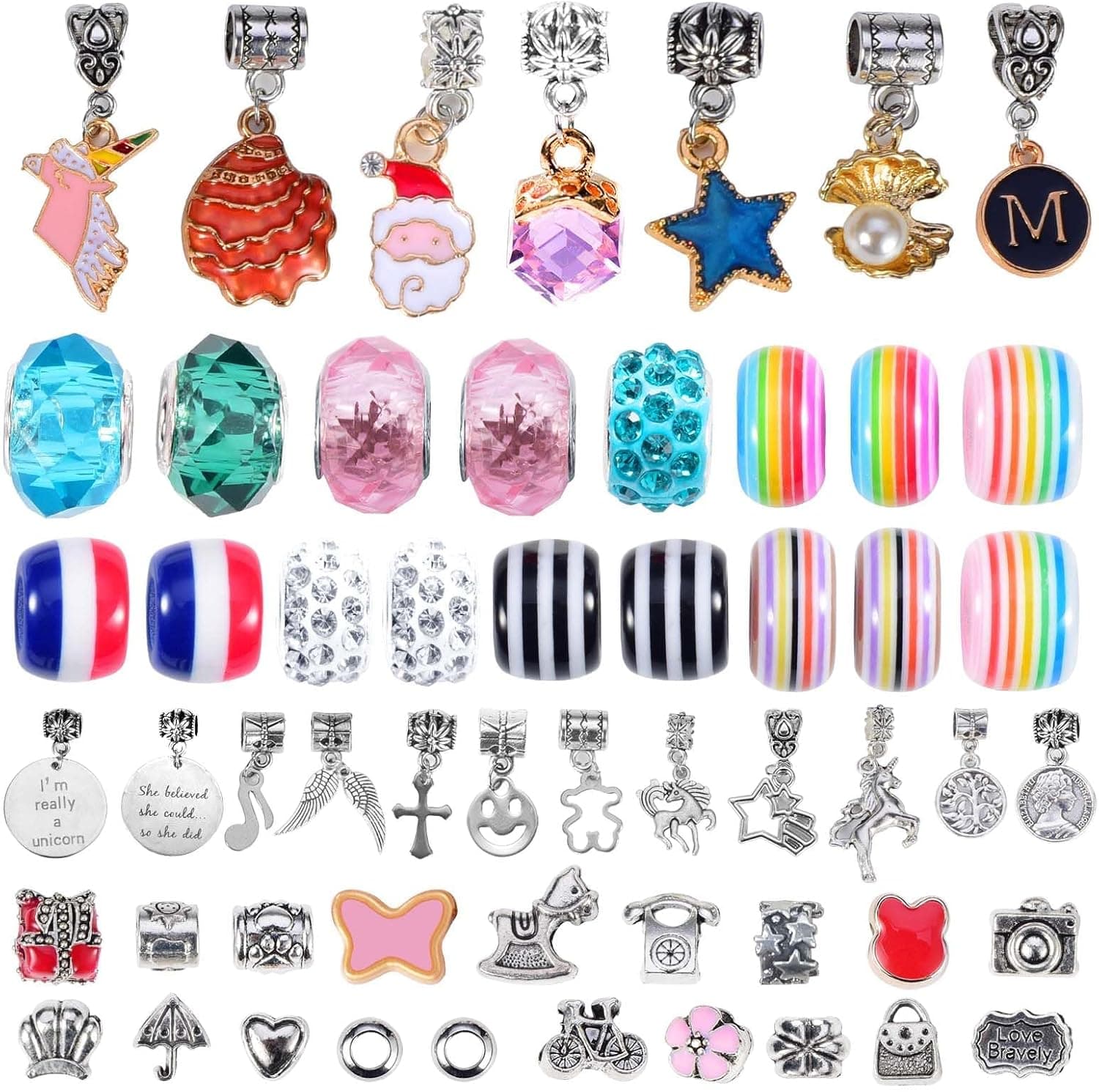 COO&KOO Girls Charm Bracelet Making Kit: Crafts for Girl 8-12 A Perfect Gifts Unicorn Girls Toy for Ages 6 7 8 9 10 Girl Jewelry Making Kit That Imagination Self-Expression and Inspires Creativity - Image 6