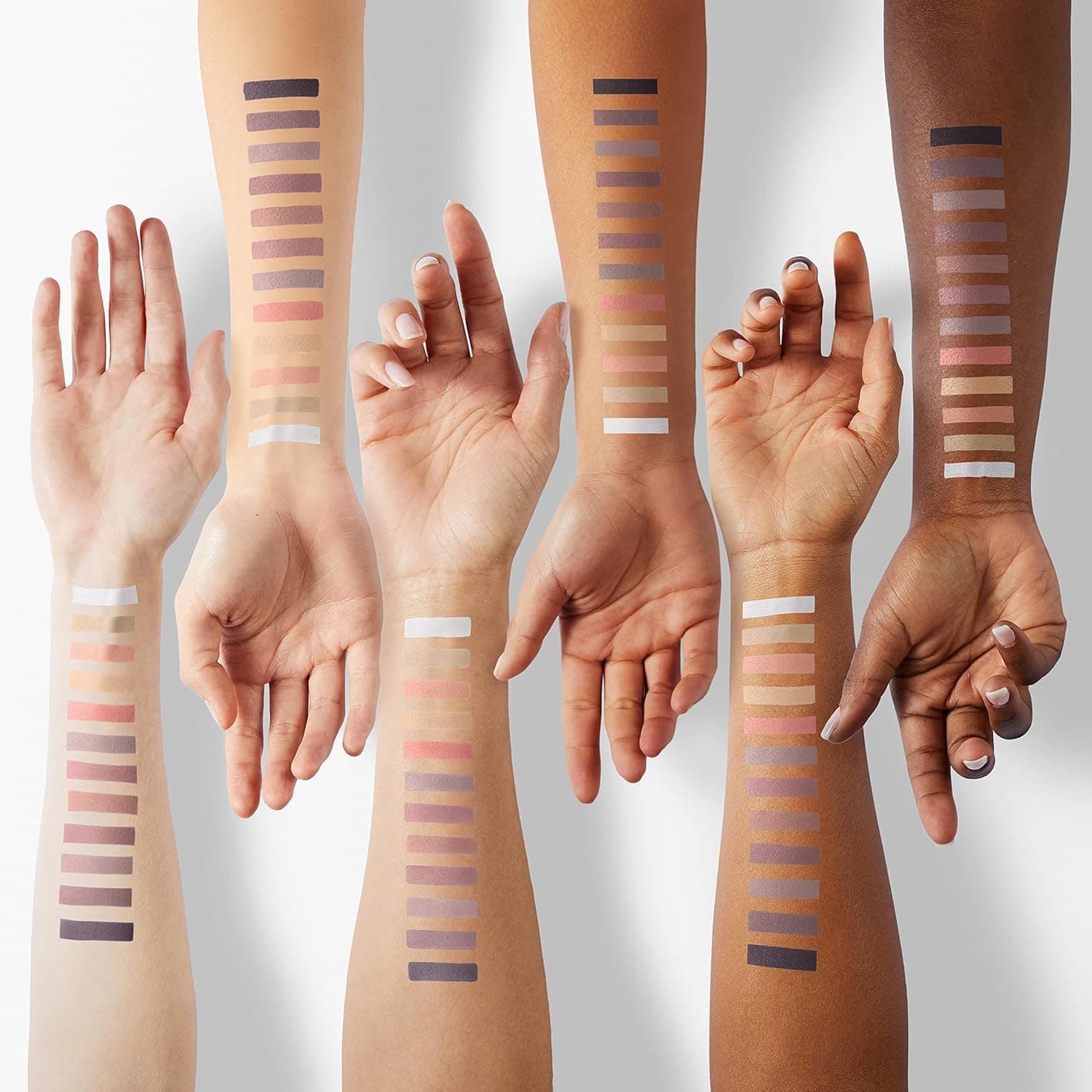 BestLand 2 Pack 12 Colors Makeup Nude Colors Eyeshadow Palette Natural Nude Matte Shimmer Glitter Pigment Eye Shadow Pallete Set Waterproof Smokey Professional Beauty Makeup Kit (2 PCS) Matte + Shimmer - Image 5