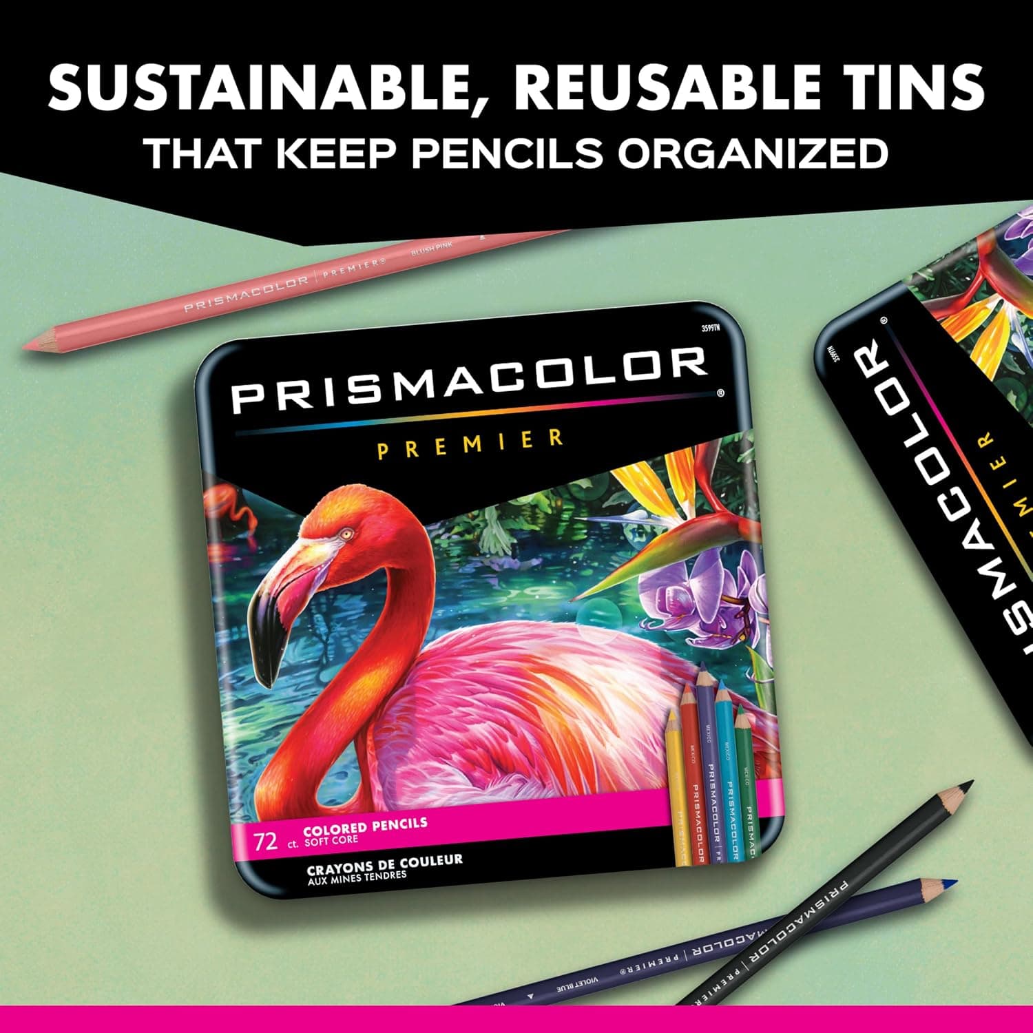 Prismacolor Premier Colored Pencils, Soft Core, Assorted Colors, 24 Count - Durable, Vibrant, Ultra-Smooth, Adult Coloring, Drawing, Sketching, Arts & Crafts 24 Count (Pack of 1) - Image 11