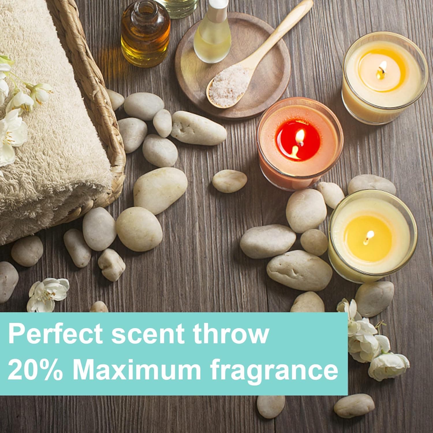 Soy Wax Candle Making Kit Supplies With Wax Melter, Natural Candle Wax For Candle Making, DIY Art&Crafts Kit for Adults,Beginner, Including 2lbs Soy Wax Flakes, Electric Stove,CandleWick,Melting Pot 2lbs with melter - Image 6