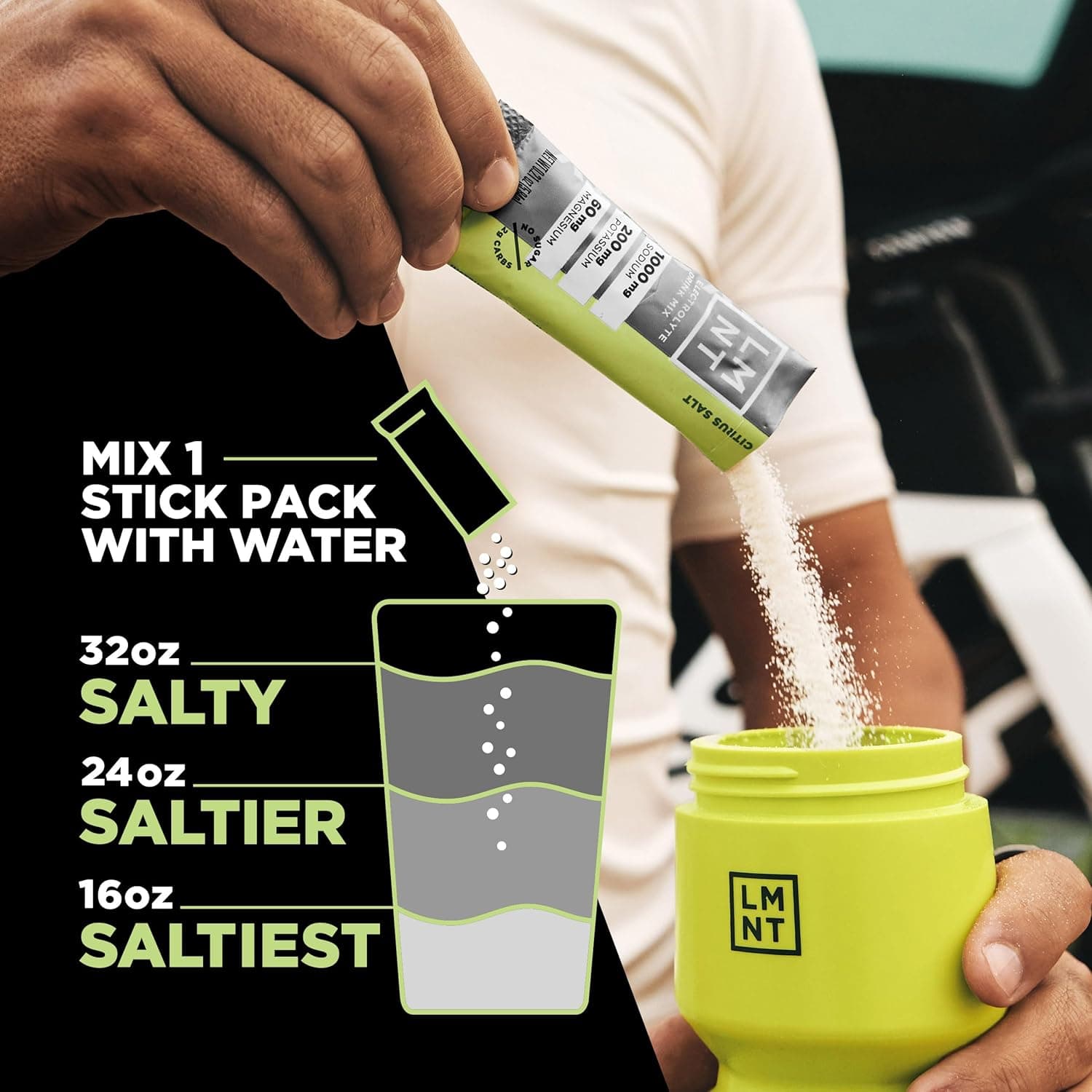 LMNT Zero Sugar Electrolytes - Citrus Salt | Drink Mix | 30-Count Citrus Salt 30 Count - Image 7