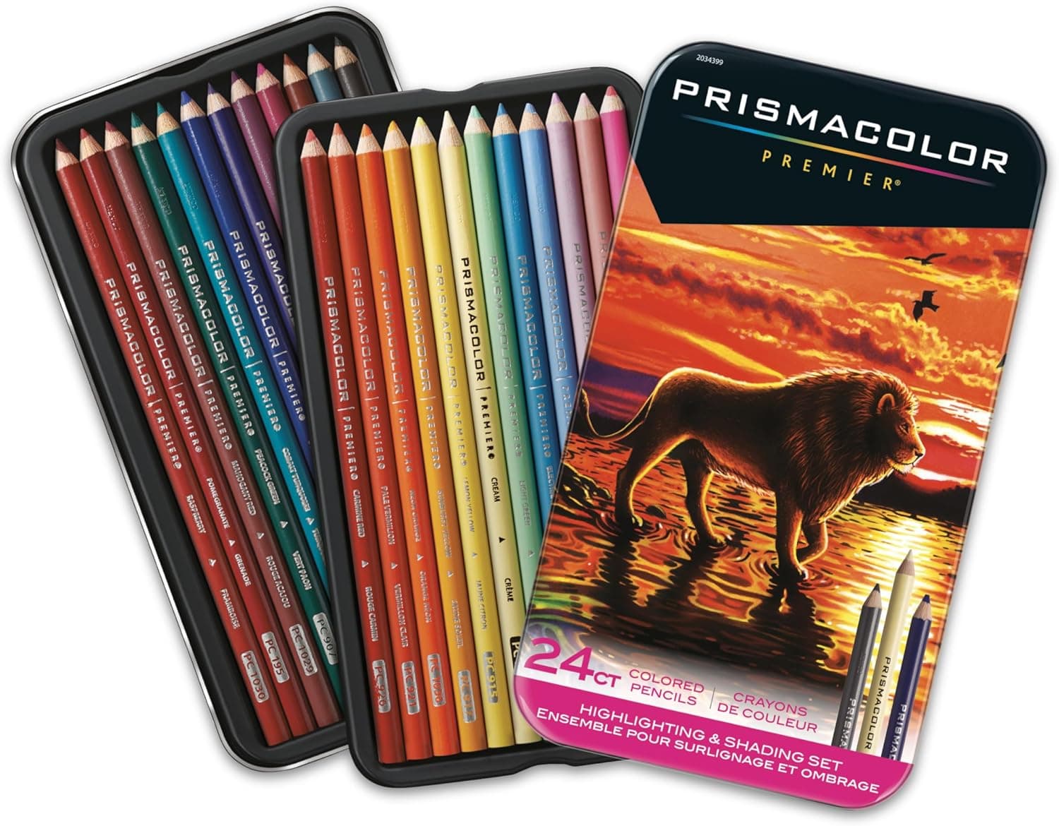 Prismacolor Premier Soft Core Colored Pencils, Vibrant Highlighting and Shading Set, Pack of 24 - Image 2