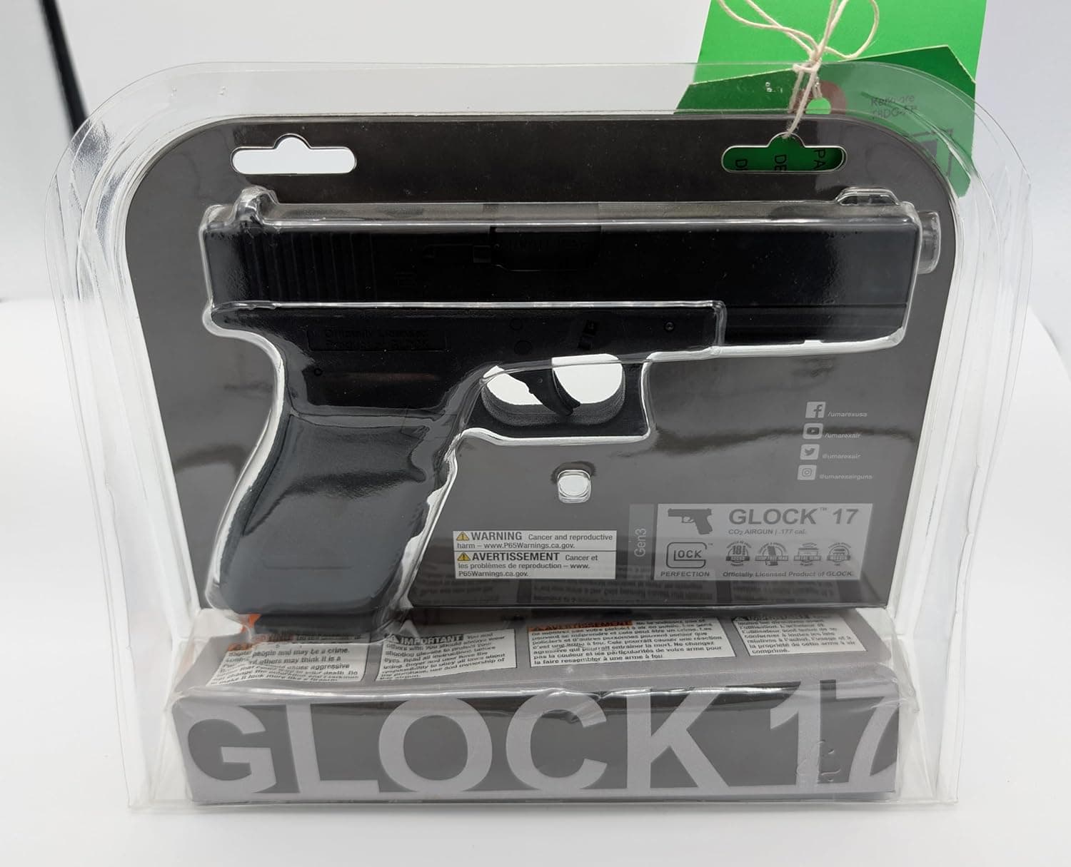 Glock 17 Blowback .177 Caliber BB Gun Air Pistol Black Gen3 - Image 8