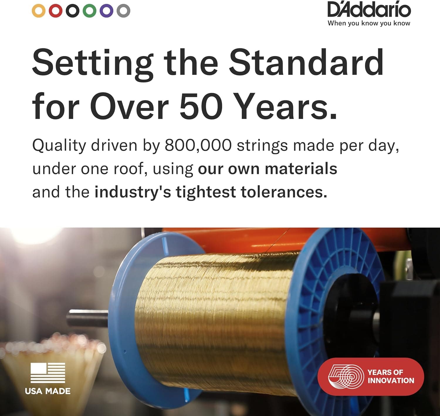 D'Addario Guitar Strings - Phosphor Bronze Acoustic Guitar Strings - EJ16-3D - Rich, Full Tonal Spectrum - For 6 String Guitars - 12-53 Light, 3-Pack 3-Pack Light, 12-53 - Image 5