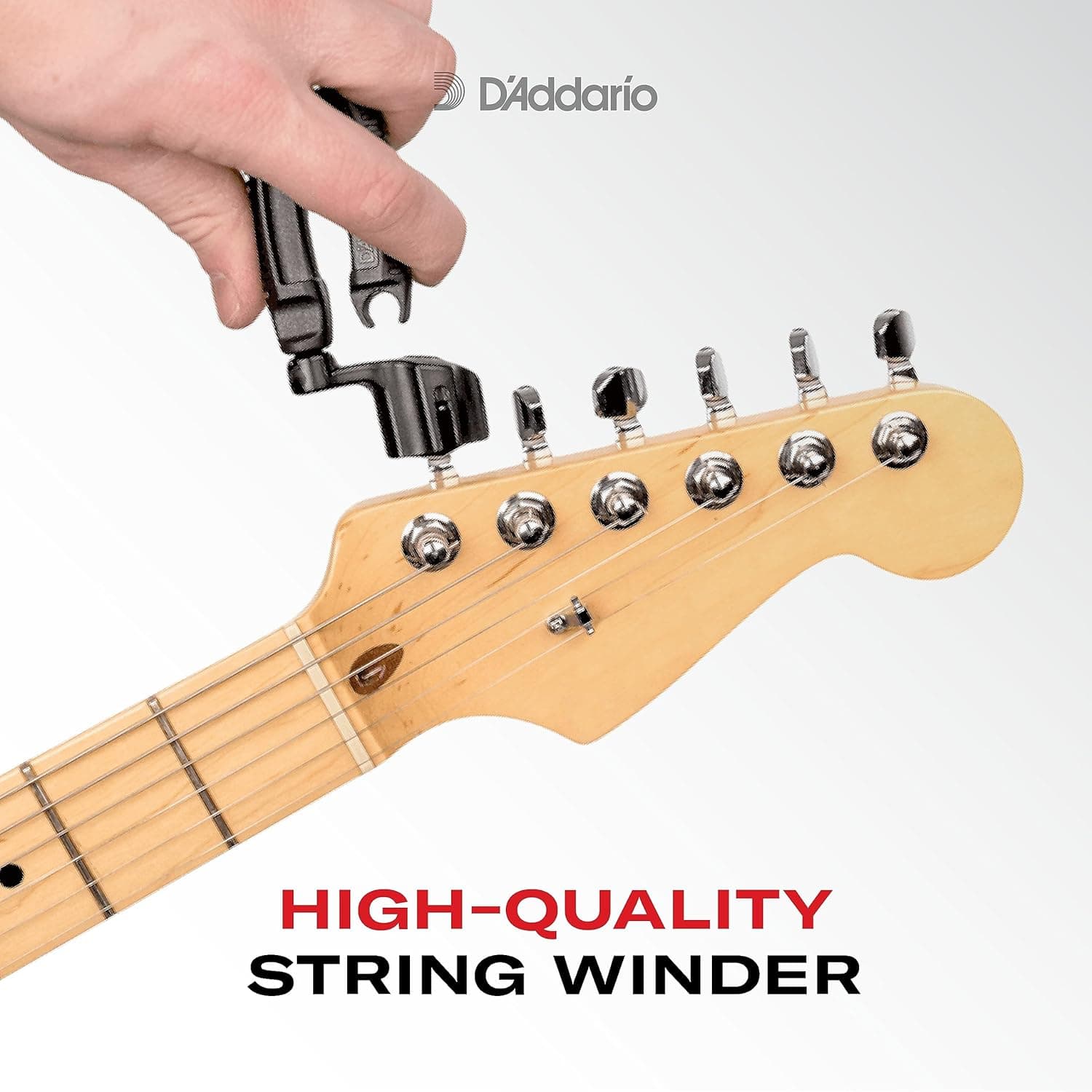 D'Addario Accessories Pro-Winder Dụng Cụ Quay Dây Guitar, Cắt Dây, Kéo Chốt Cầu - Dụng Cụ Guitar Tất Cả Trong Một - Màu Đen - Image 5