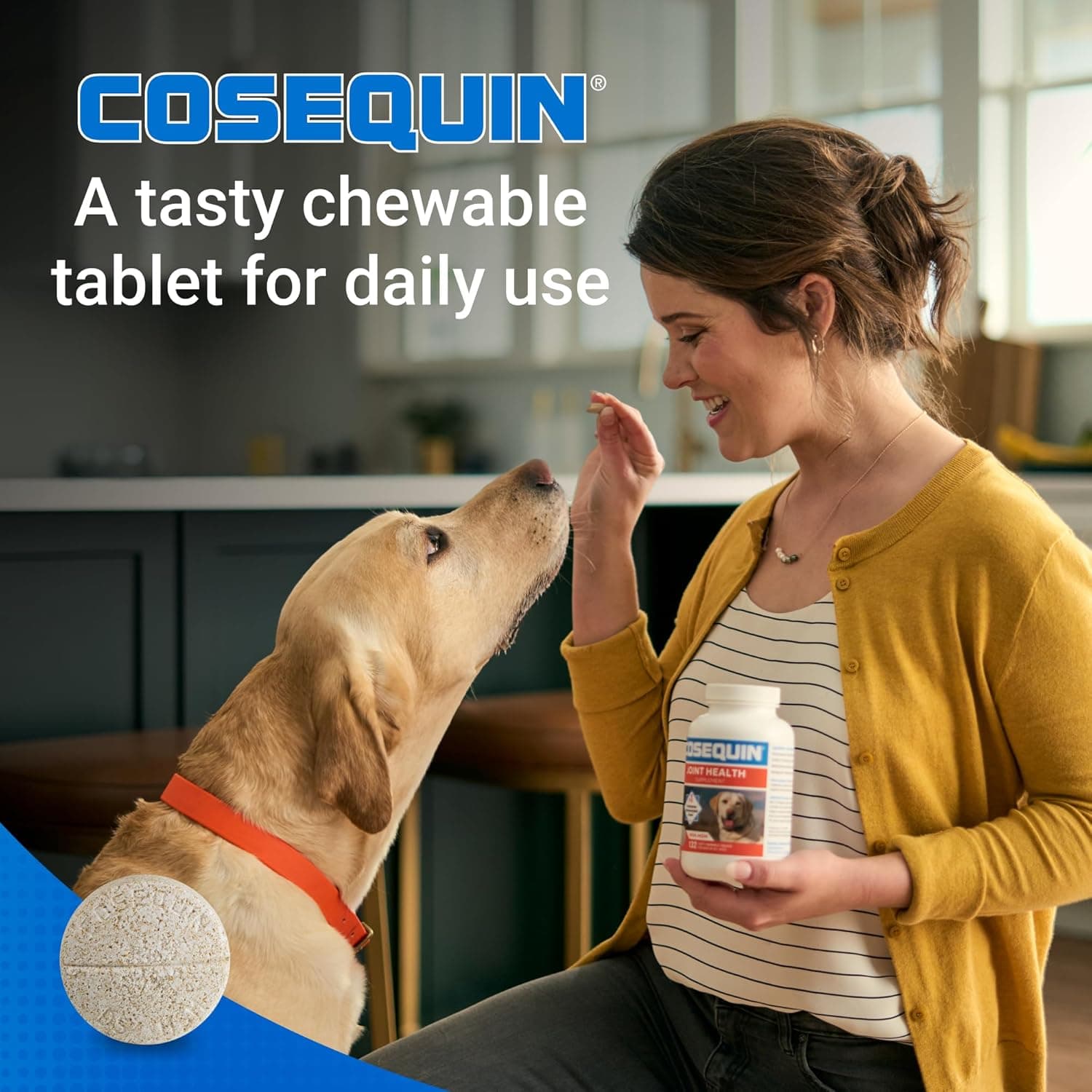 Nutramax Cosequin for Dogs Joint Health Supplement, Contains Glucosamine for Dogs, Plus Chondroitin and MSM, Supports Healthy Joints, For All Breeds and Sizes, Chewable Tablets, 132 Count MSM 132 count - Image 5