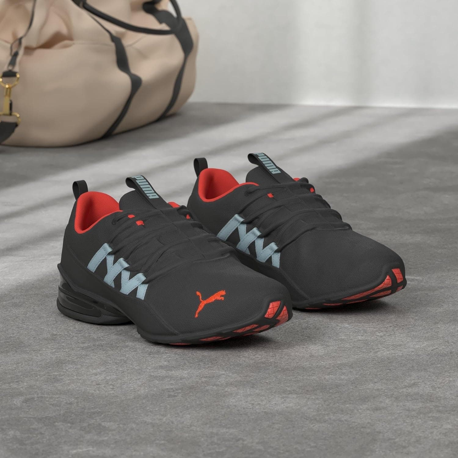 PUMA Women's Riaze Prowl Cross Trainer Puma Black-ignite Pink-aquamarine 6 - Image 3