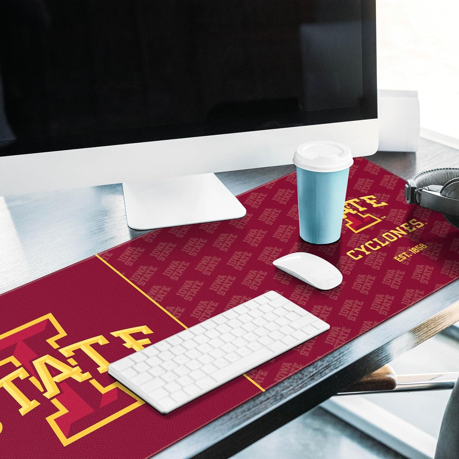 YouTheFan NCAA Iowa State Cyclones Logo Series Desk Pad SMU - Image 4