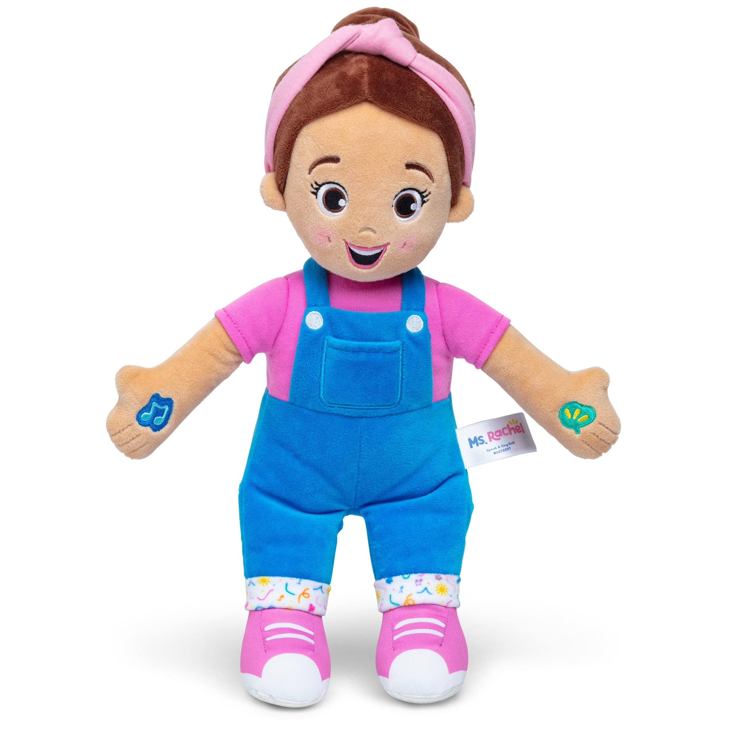 Ms. Rachel Speak & Sing Doll 16” Tall Interactive Toy with 4 Songs & 16+ Phrases, Toddler Toys for Girls & Boys Ages 6 Months to 3+ Years Speak N Sing Doll