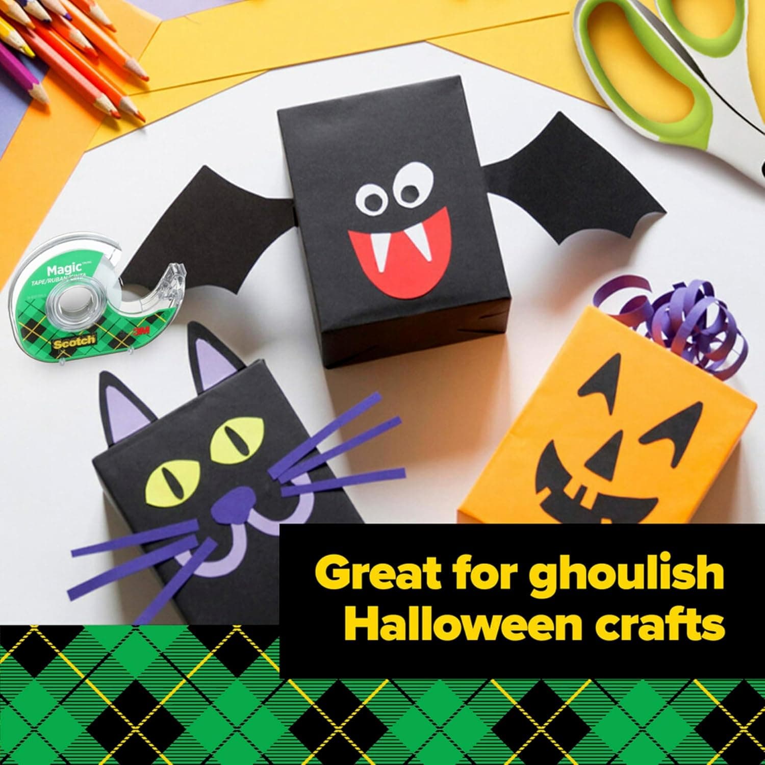 Scotch Magic Tape, Invisible, Repair Christmas Cards and Use as Holiday Gift Wrap Supplies for Christmas, 6 Tape Rolls with Dispensers - Image 7