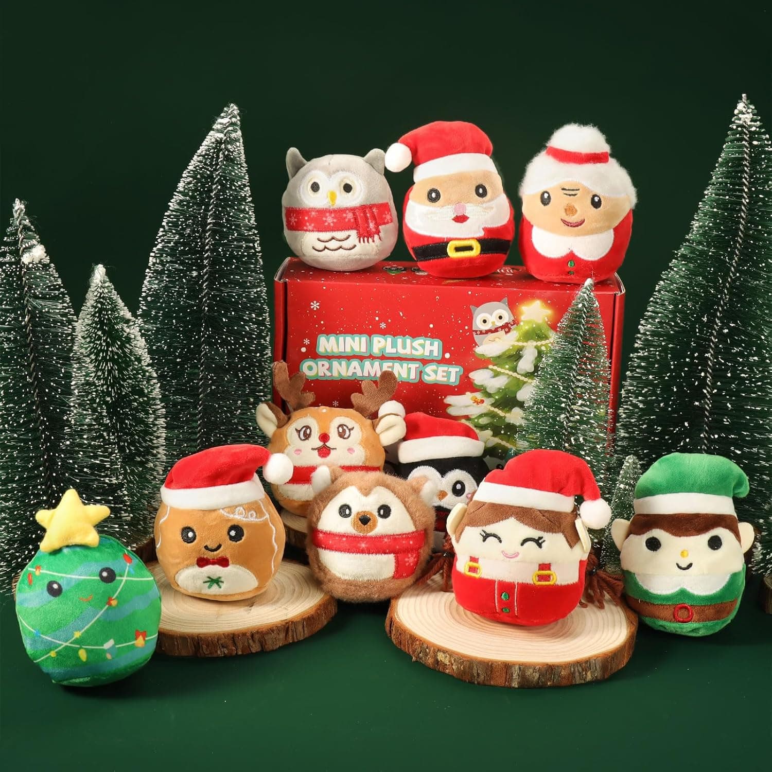 Advent Calendar 2025 with Cute Plush Toys - 24 Days Surprise Plush Advent Calendar Contains 24 Collectible 3.15in Kawaii Squishy Plushies, Soft Mini Stuffed Animal Christmas Gift for Kids Teen Boys Girls Adult - Image 9