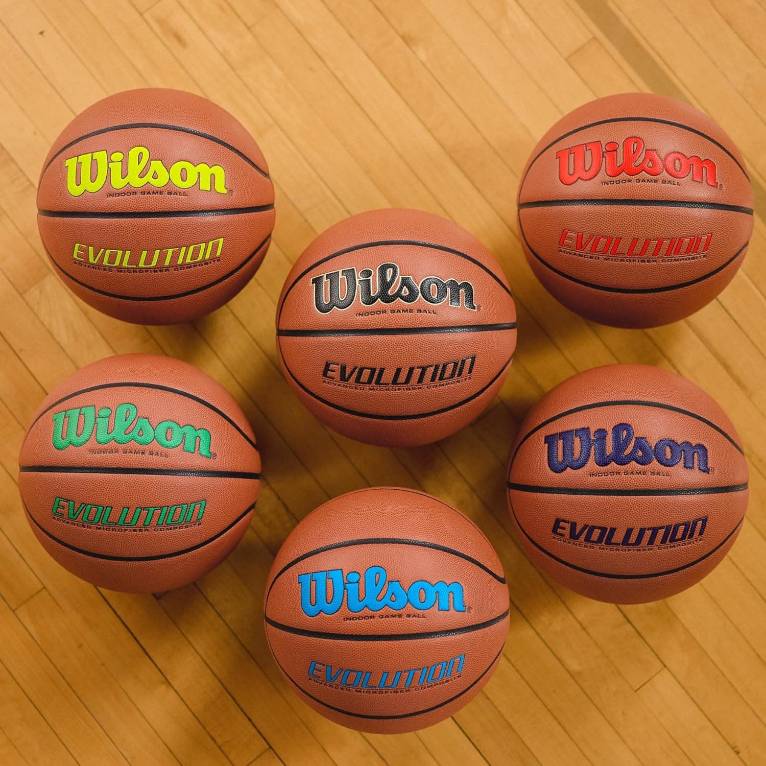 WILSON Evolution Indoor Game Basketballs - Size 5, Size 6 and Size 7 Brown - Game Ball Size 7 - 29.5" - Image 5