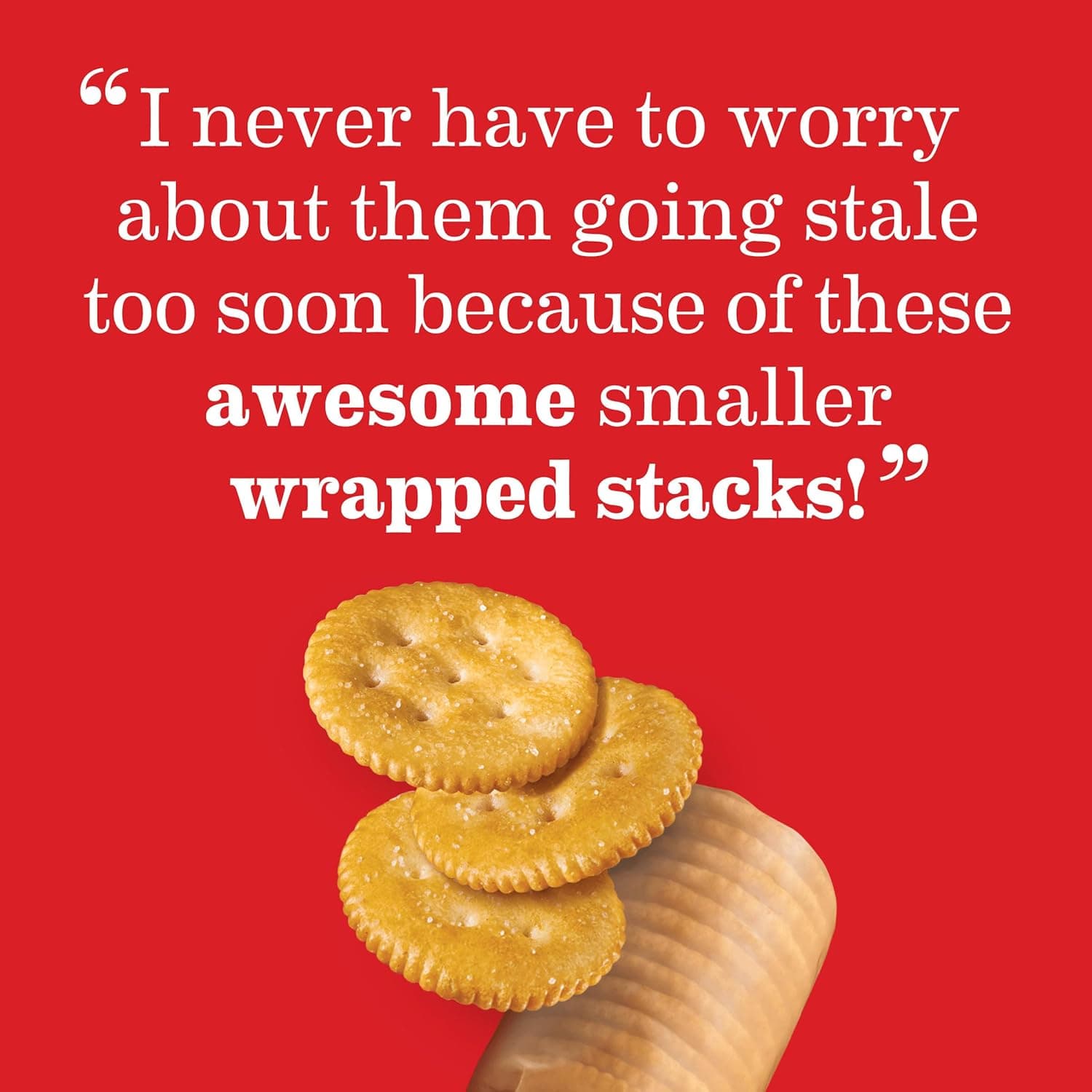 RITZ Fresh Stacks Original Crackers, Party Size, Christmas Stocking Stuffers, Holiday Crackers, 23.7 oz (16 Stacks) Original 23.7 Ounce (Pack of 1) - Image 13