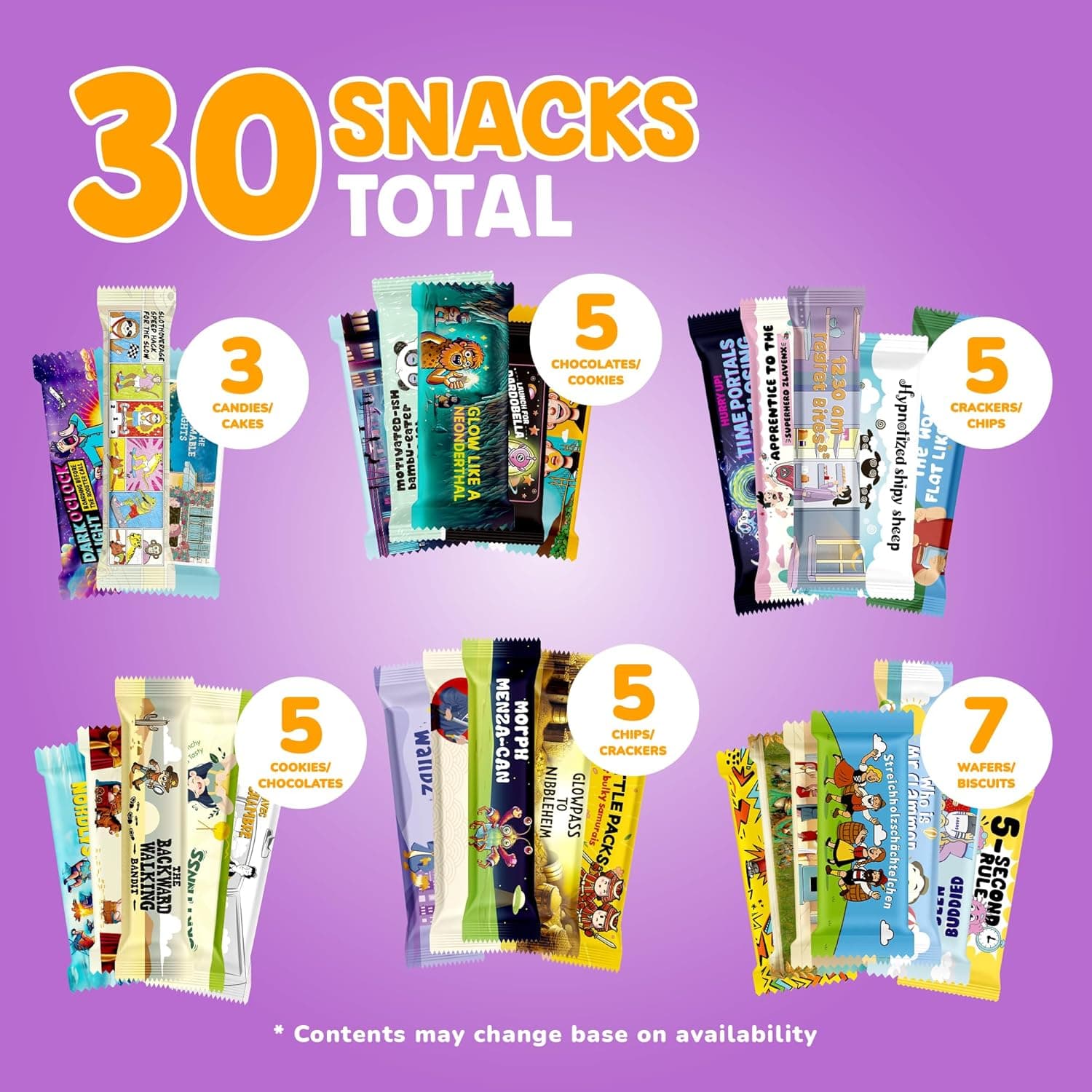 International Snack Box, Unique Experience with Universal Exotic Candies and Treats from around the World, Gift-Ready Foreign Foods in Packages Inspired by European, Japanese and Korean Cultures Large Blue - Image 3