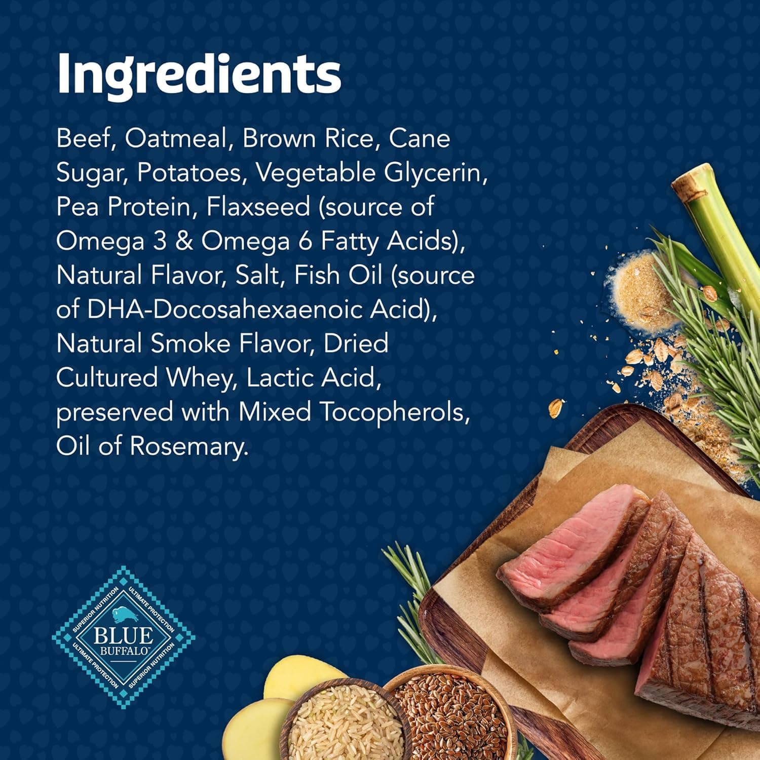 Blue Buffalo Bits Soft Dog Treats for Training, Made with Natural Ingredients & Enhanced with DHA, Beef Recipe, 19-oz Bag Beef 19 Ounce (Pack of 1) - Image 5