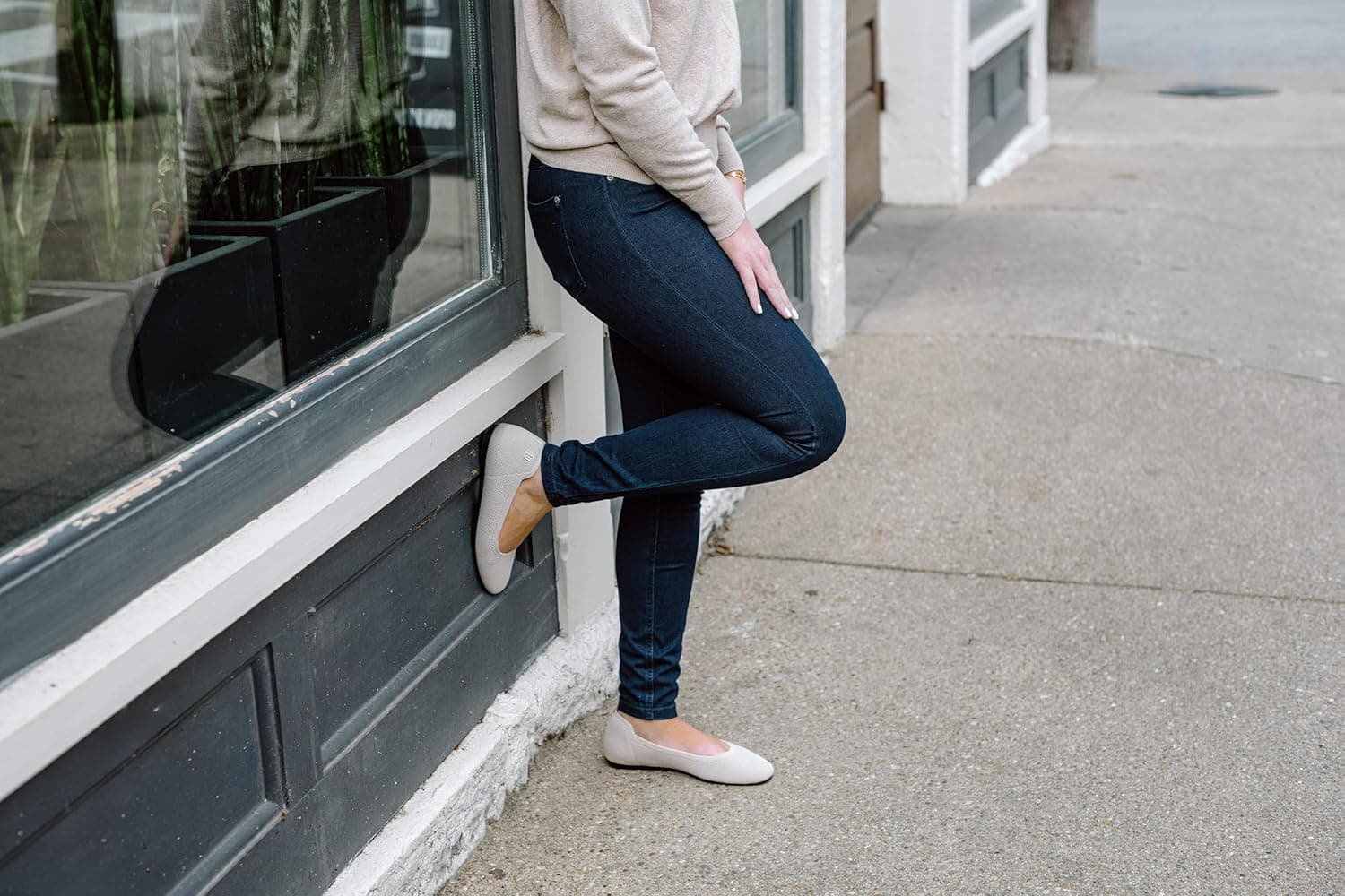 No Nonsense Women’s Classic Denim Leggings, Jeggings for Women with Real Back Pockets, High Waisted Stretch Jeans 2X Dark Denim - Image 6