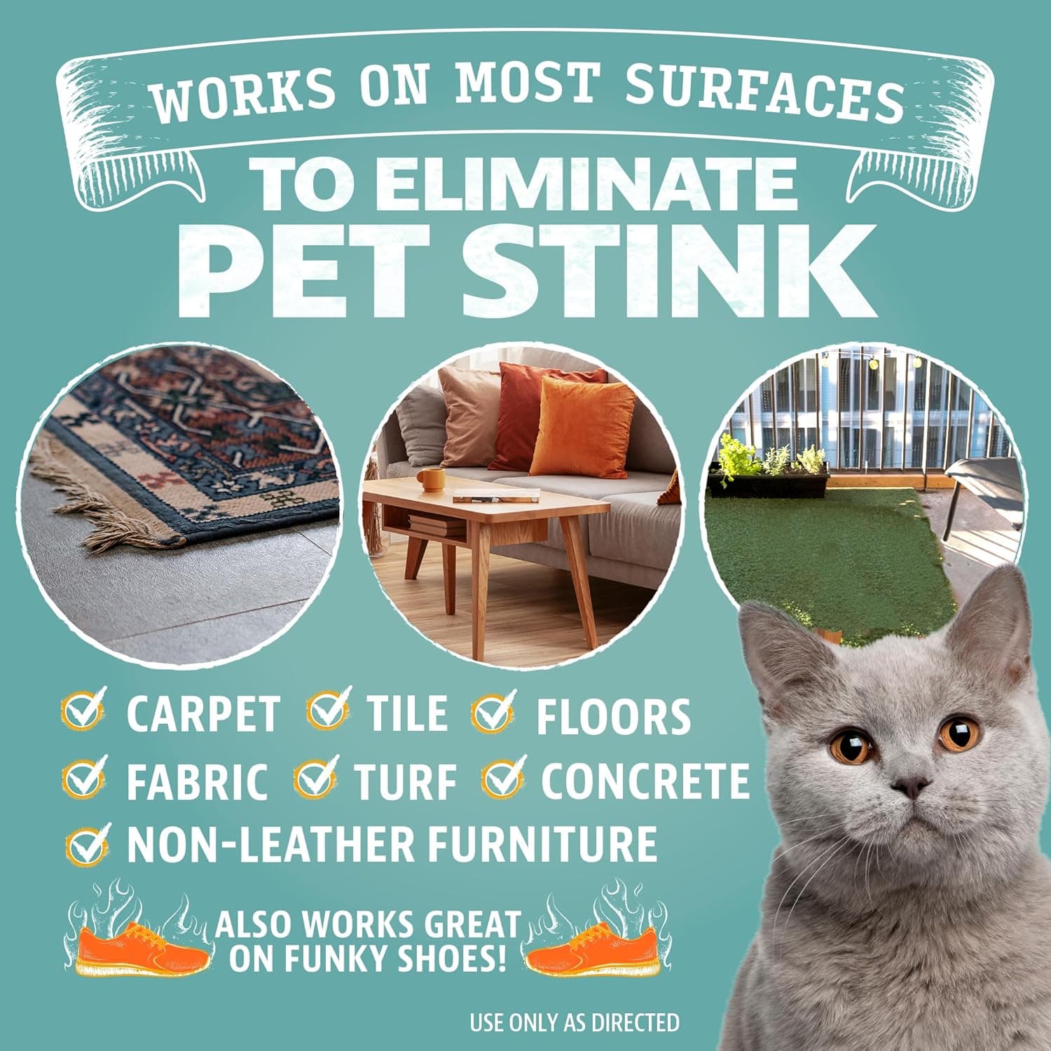 Angry Orange Pet Odor Eliminator Concentrate for Cat Urine and Smells - Fresh Scent - 8 oz (Makes 128 oz of Cleaner) Fresh Scent 8 Fl Oz (Pack of 1) - Image 5