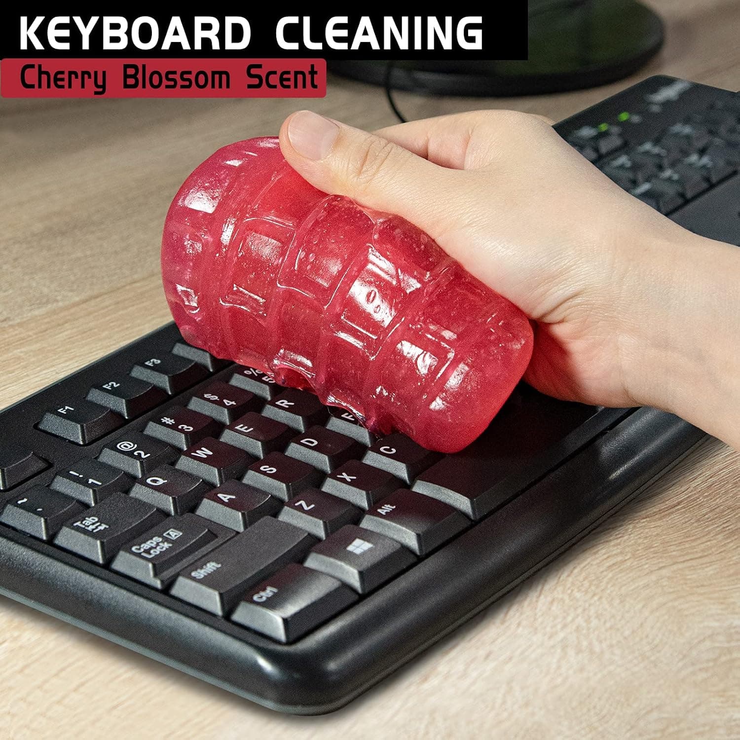 TICARVE Car Cleaning Gel Detailing Putty Car Putty Auto Detailing Tools Car Interior Cleaner Cleaning Slime Car Accessories Keyboard Cleaner Rose/NT WT: 5.6 oz (160 gr) Rose Red 1 Packing - Image 5