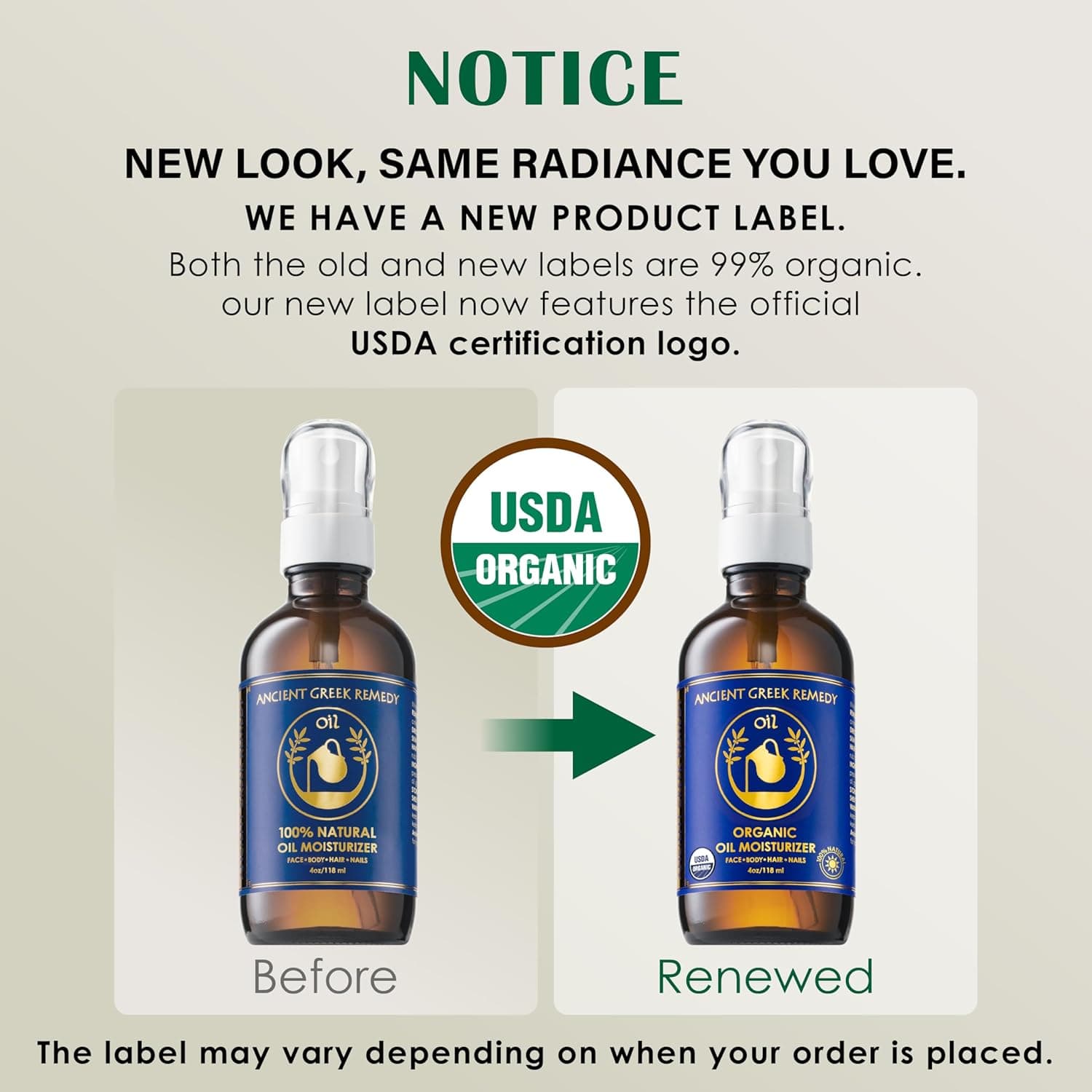 Ancient Greek Remedy Body Oil - Organic After Shower Face Oil & Body Moisturizer for Dry Skin - Almond, Jojoba, Olive, Lavender, Vitamin E Oils - Natural Clean Facial Skincare for Women & Men 4 oz - Image 2