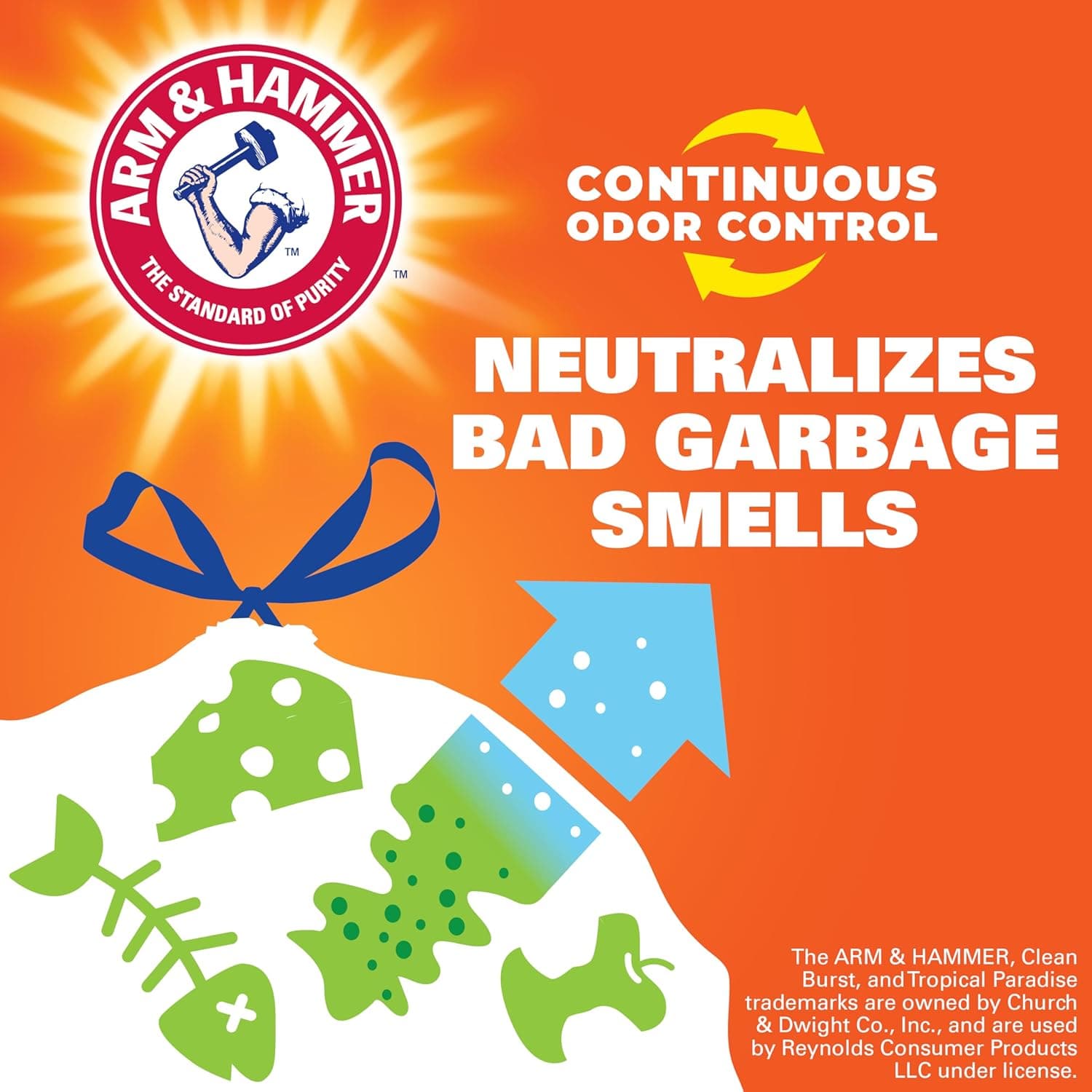 Hefty Ultra Strong 13 Gallon Trash Bags, Tall Kitchen Trash Bags 13 Gallon Size, Resist Leaks, Punctures, and Rips, Continuous Odor Control, White, Fabuloso Scent, 80 Bags 80 Count (Pack of 1) Fabuloso - Image 6